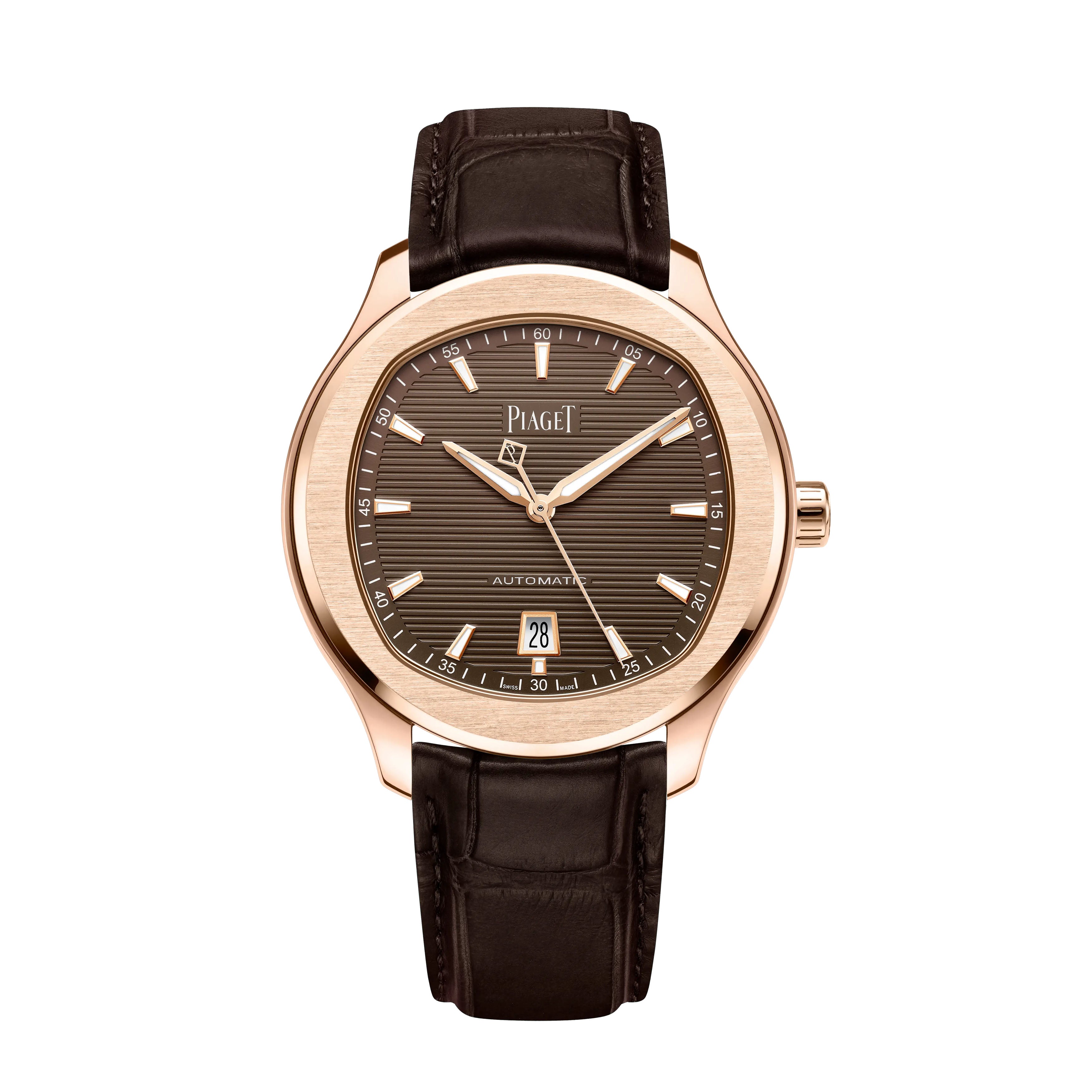 Piaget Polo Date Watch, 42mm Brown Dial, G0A48021