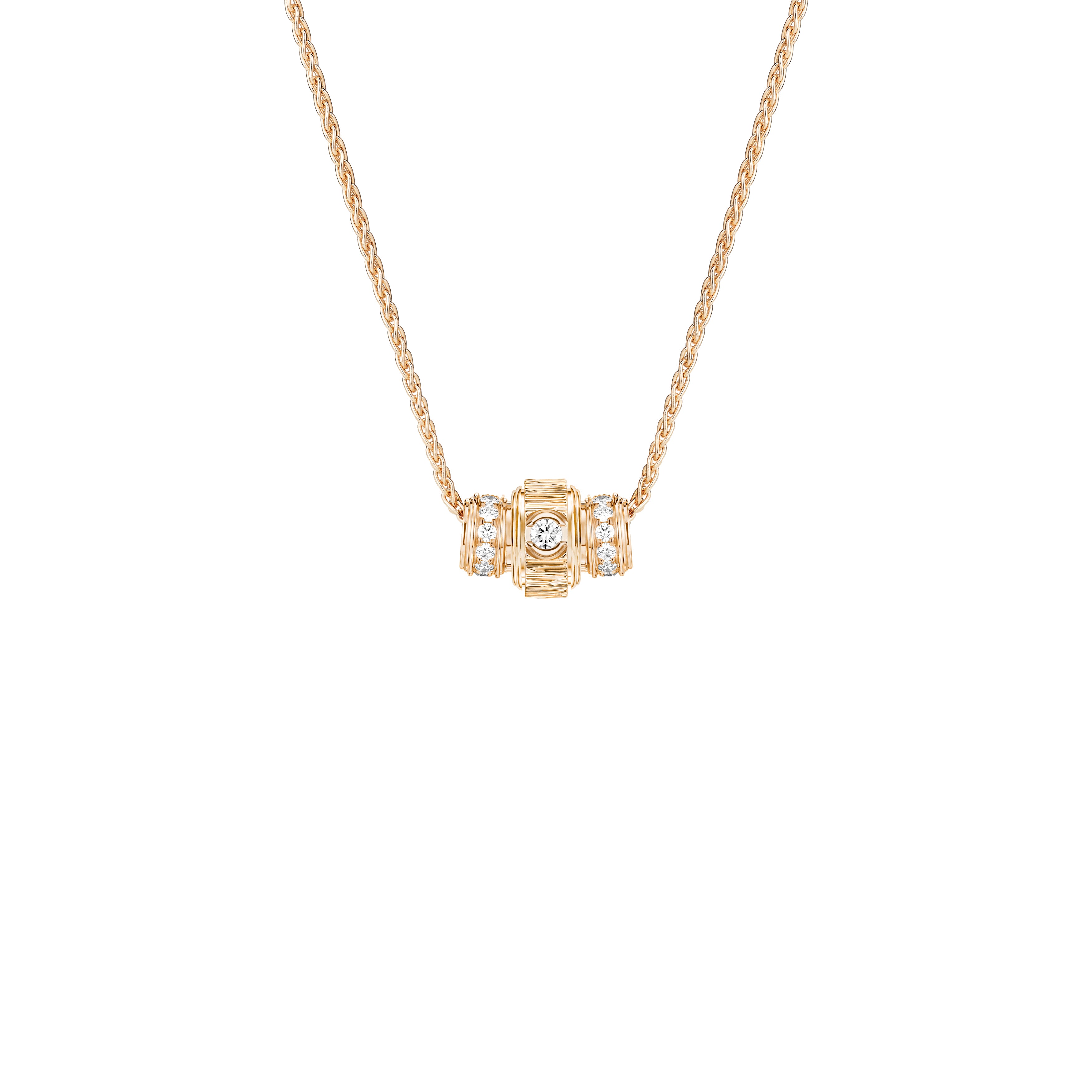 Piaget Posession "Decor Palace" 18k Rose Gold Diamond Pendant G33PI300