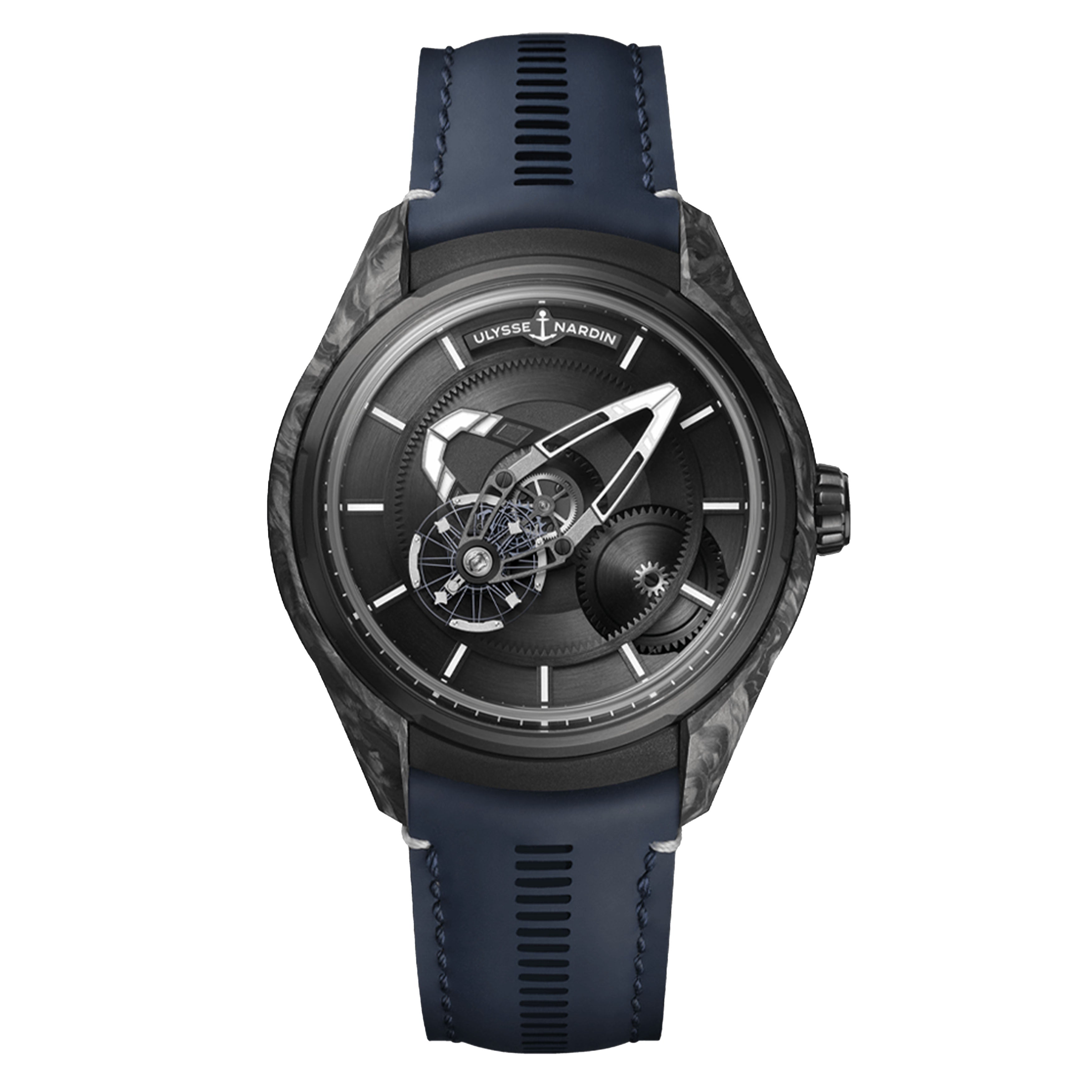 Ulyyse Nardin Freak X Carbonium Watch, 43mm Black Dial, 2303-270.1/CARB