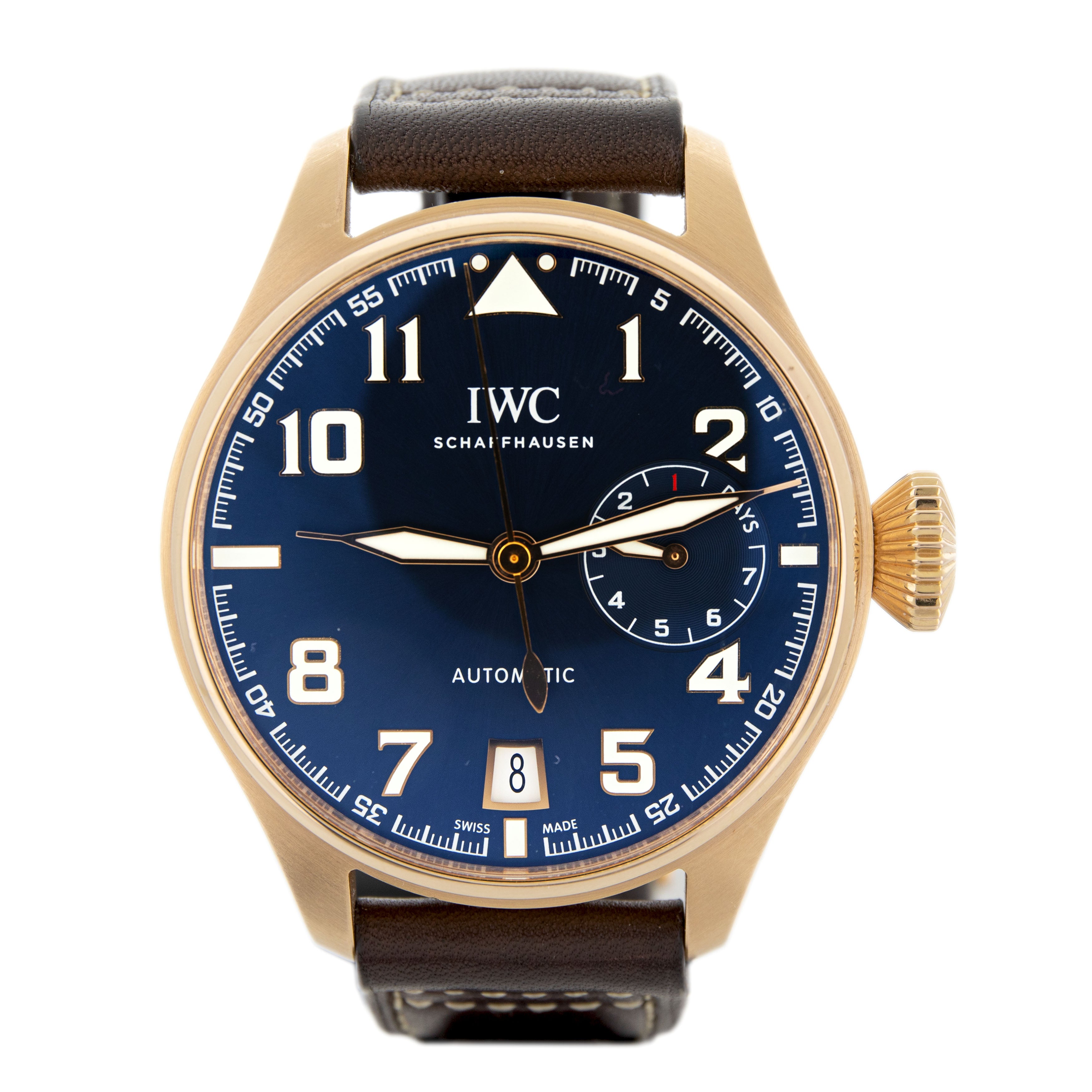 IWC Big Pilot's Watch 'Le Petit Prince' Rose Gold Blue Dial 46.2mm IW500909