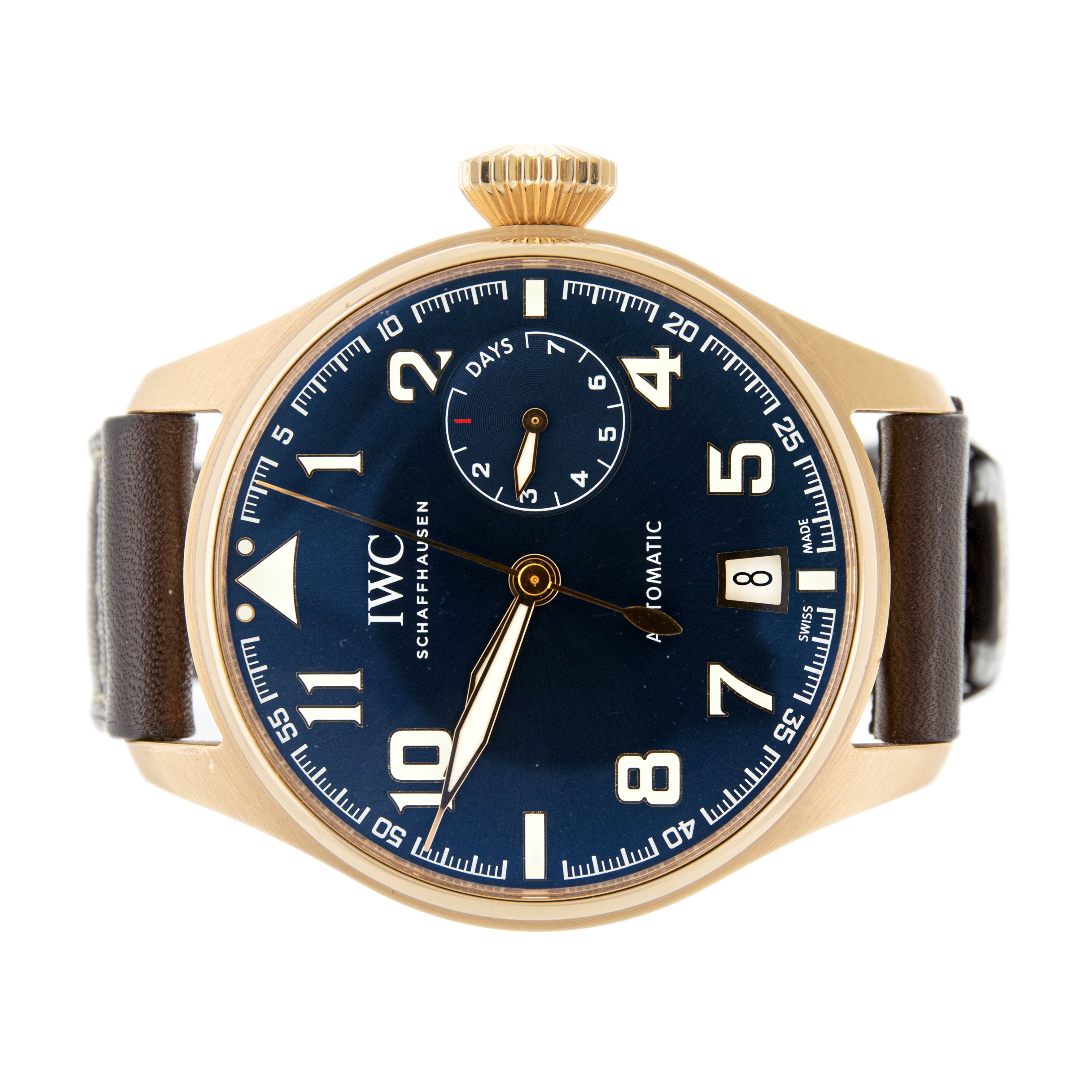 IWC Big Pilot's Watch 'Le Petit Prince' Rose Gold Blue Dial 46.2mm IW500909