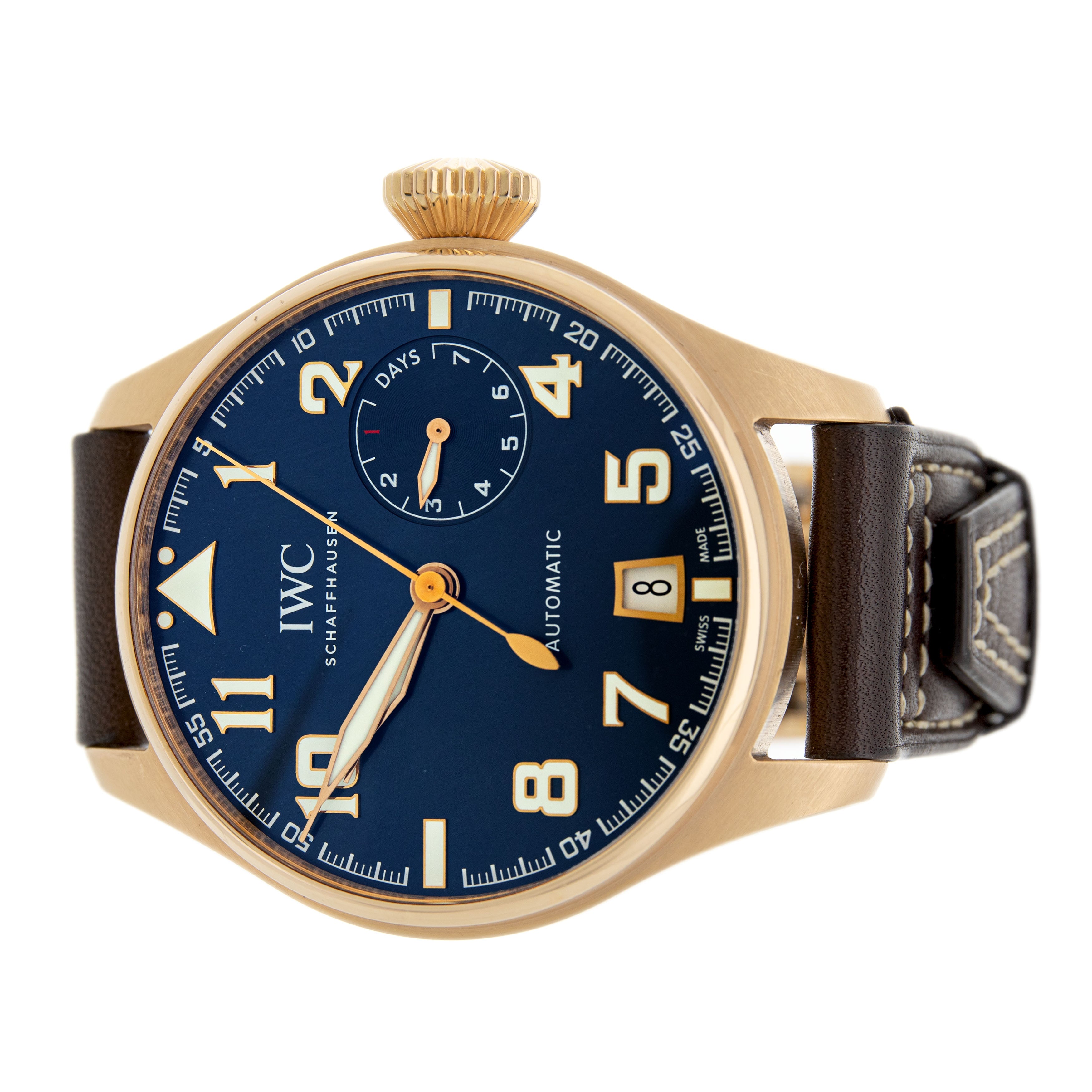 IWC Big Pilot's Watch 'Le Petit Prince' Rose Gold Blue Dial 46.2mm IW500909