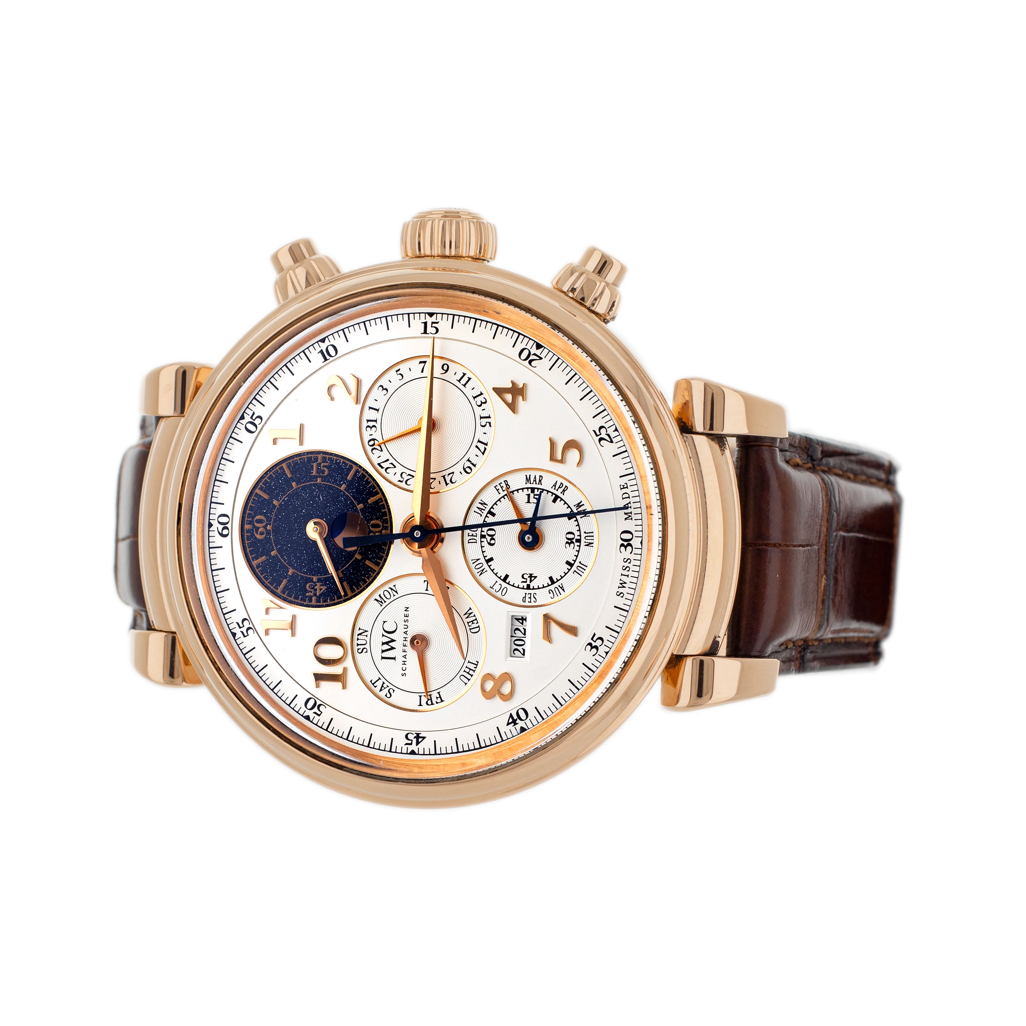 IWC Da Vinci Perpetual Calendar Chronograph Rose Gold 43mm IW392101 Full Set