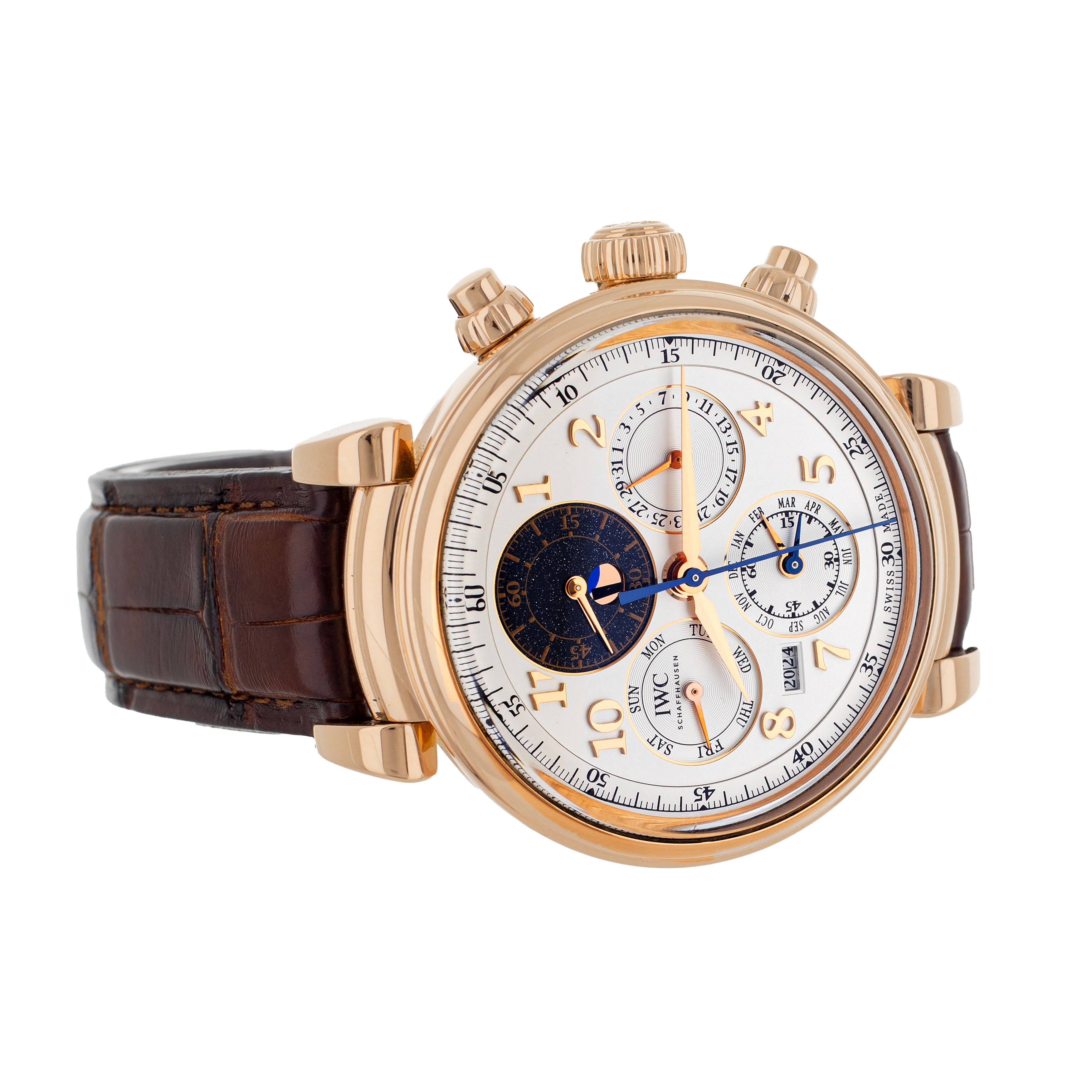 IWC Da Vinci Perpetual Calendar Chronograph Rose Gold 43mm IW392101 Full Set