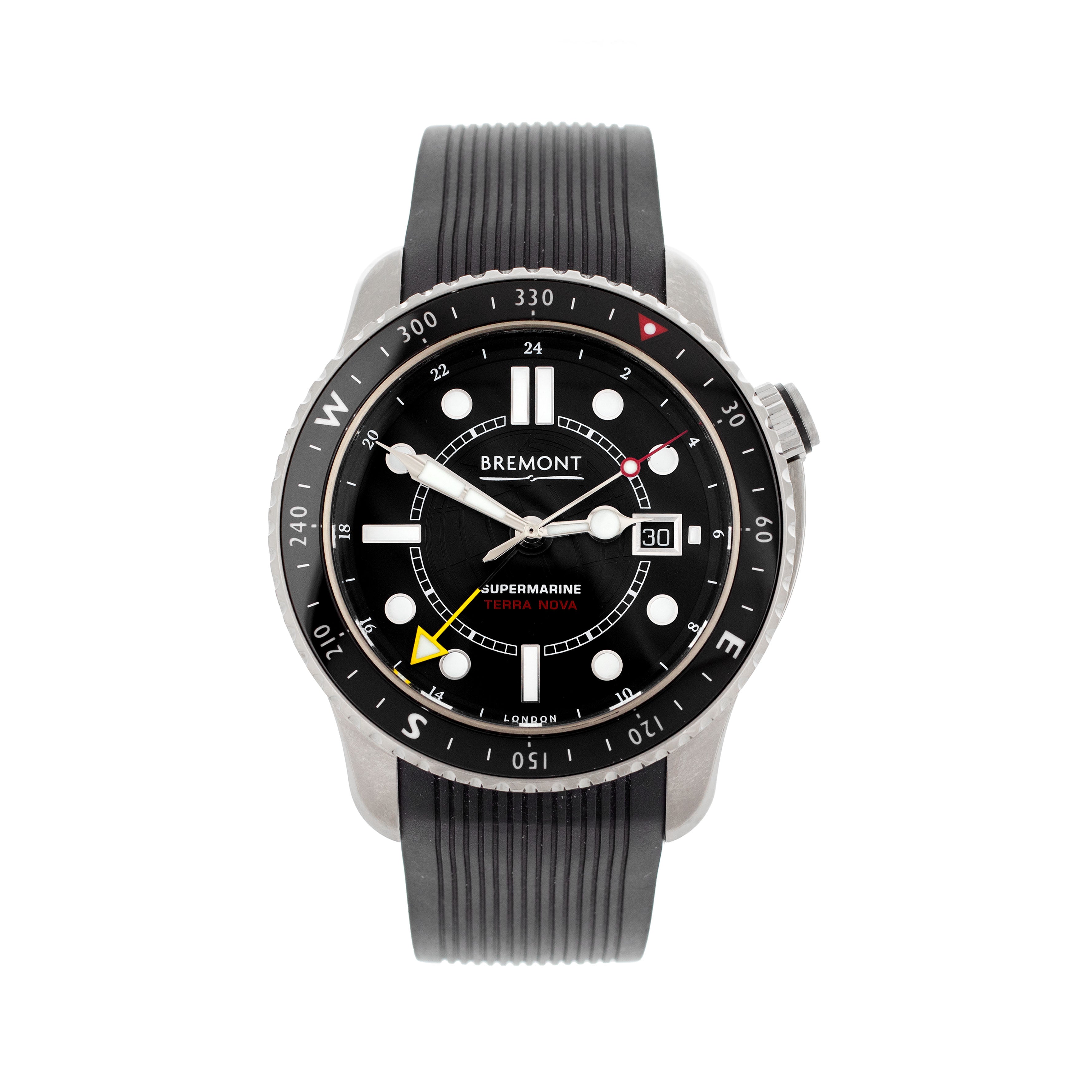 Bremont Supermarine Terra Nova GMT Titanium Black Dial 42mm 40990702 Full Set