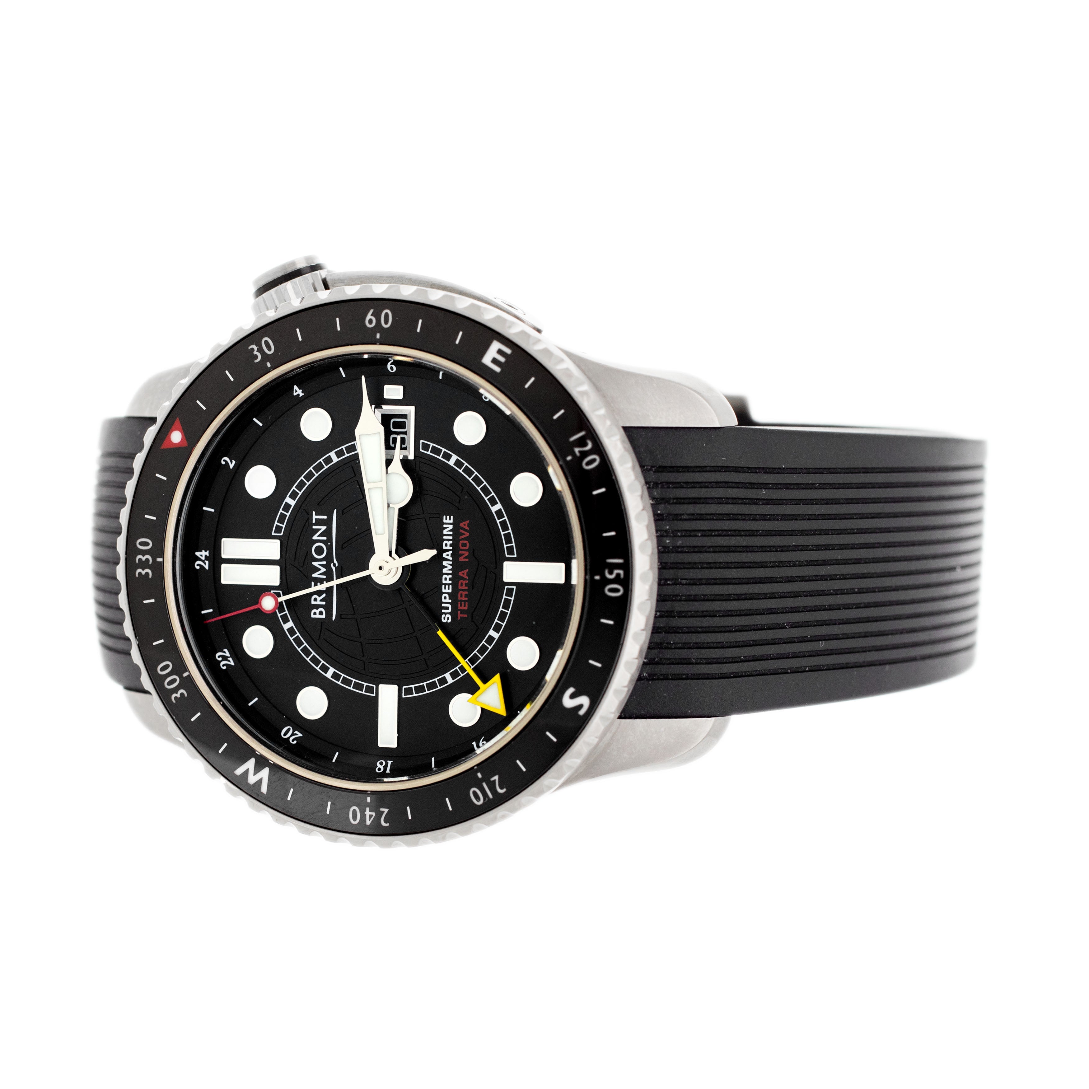 Bremont Supermarine Terra Nova GMT Titanium Black Dial 42mm 40990702 Full Set