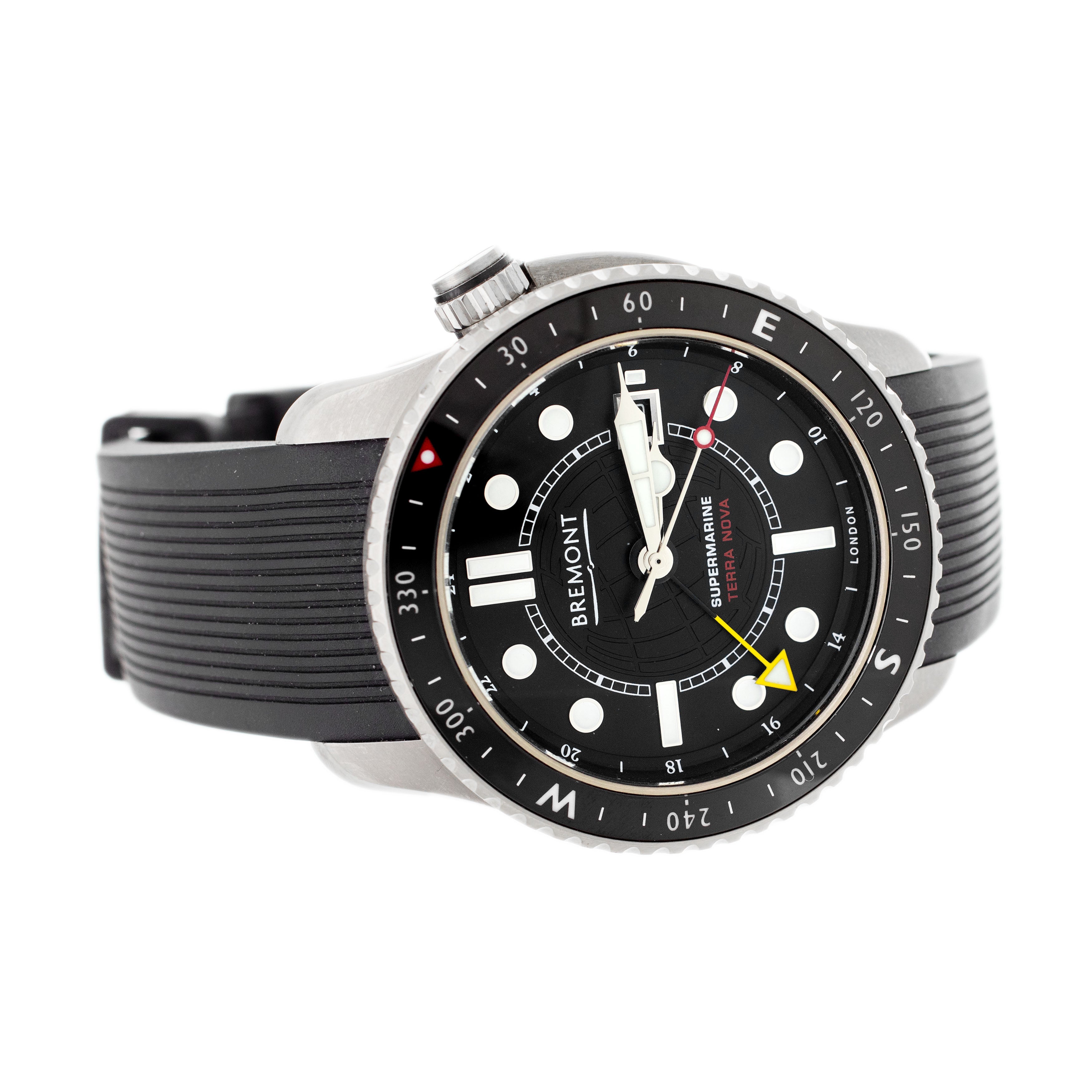 Bremont Supermarine Terra Nova GMT Titanium Black Dial 42mm 40990702 Full Set