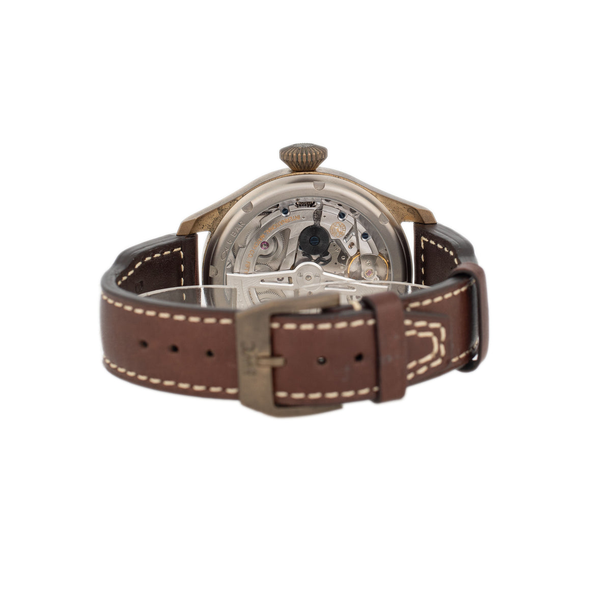 IWC Big Pilot Perpetual Calendar Spitfire Bronze Green Dial 46.2mm IW503601 Full Set