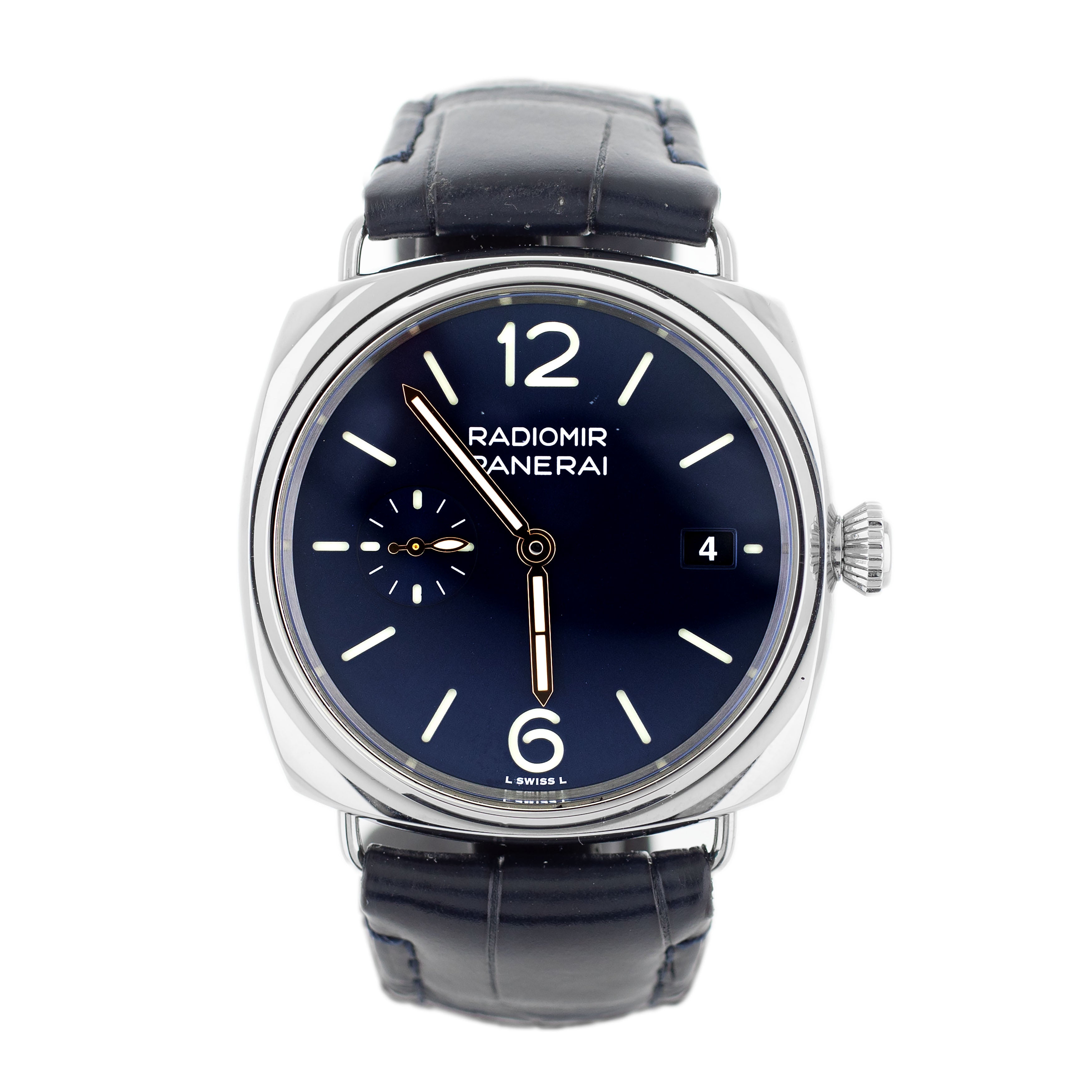 Panerai Radiomir Quaranta Stainless Steel Blue Dial 40mm PAM01293 Full Set