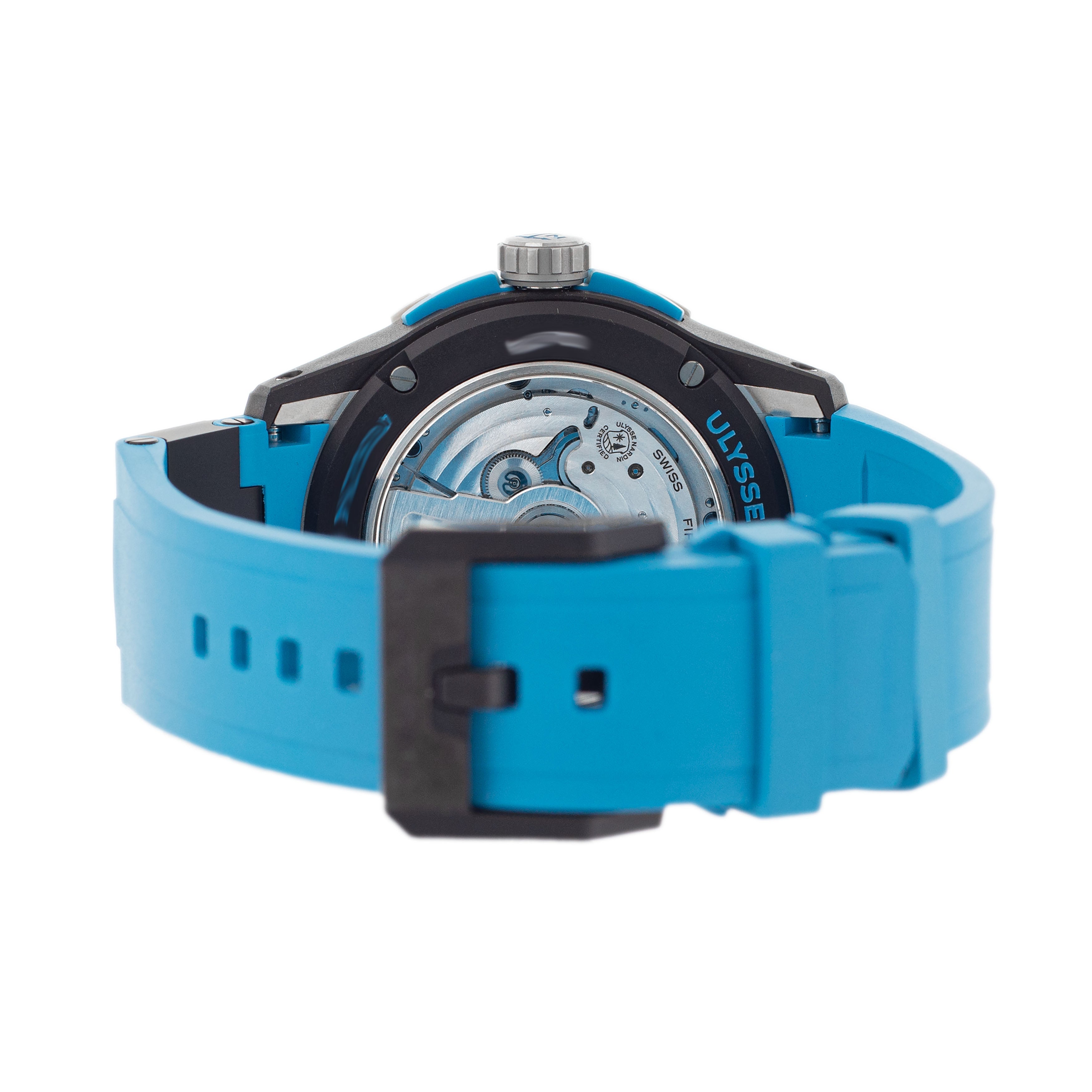 Ulysse Nardin Diver NET Azure Steel Black Dial 44mm 1183-170-2B Full Set