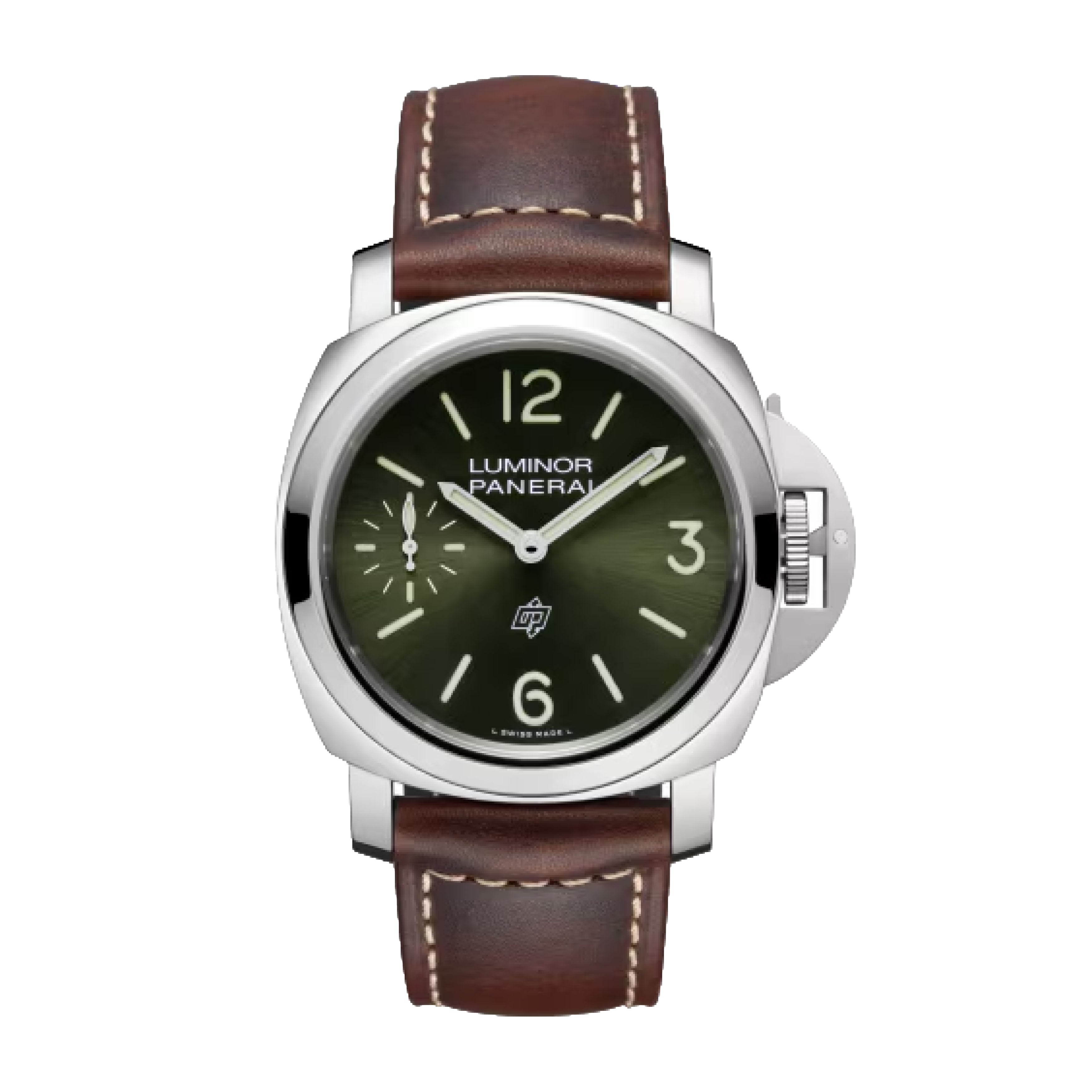 Panerai Luminor Base Logo Watch, 44mm Green Dial, PAM01624