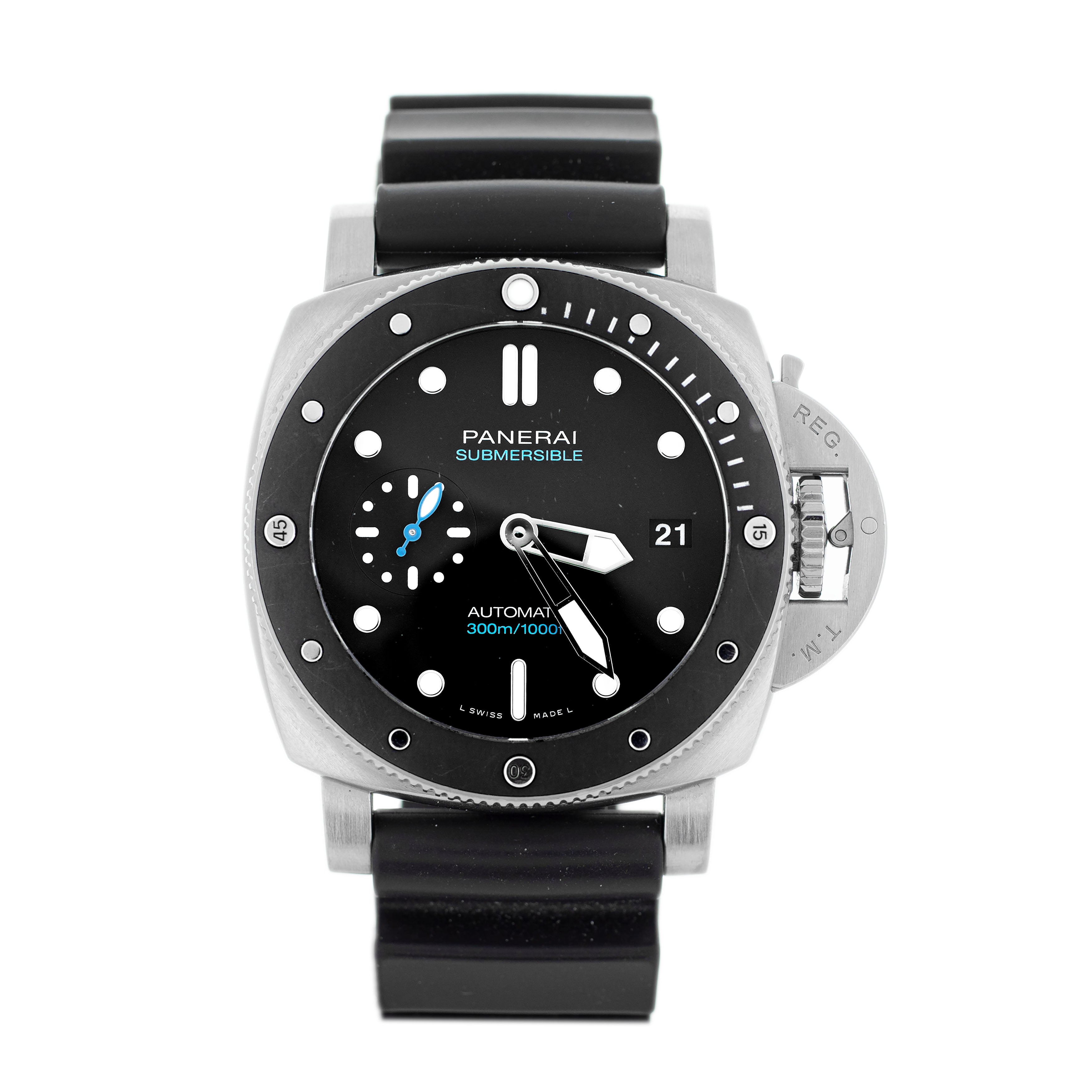 Panerai Luminor Submersible Stainless Steel Black Dial 42mm PAM00683 Full Set