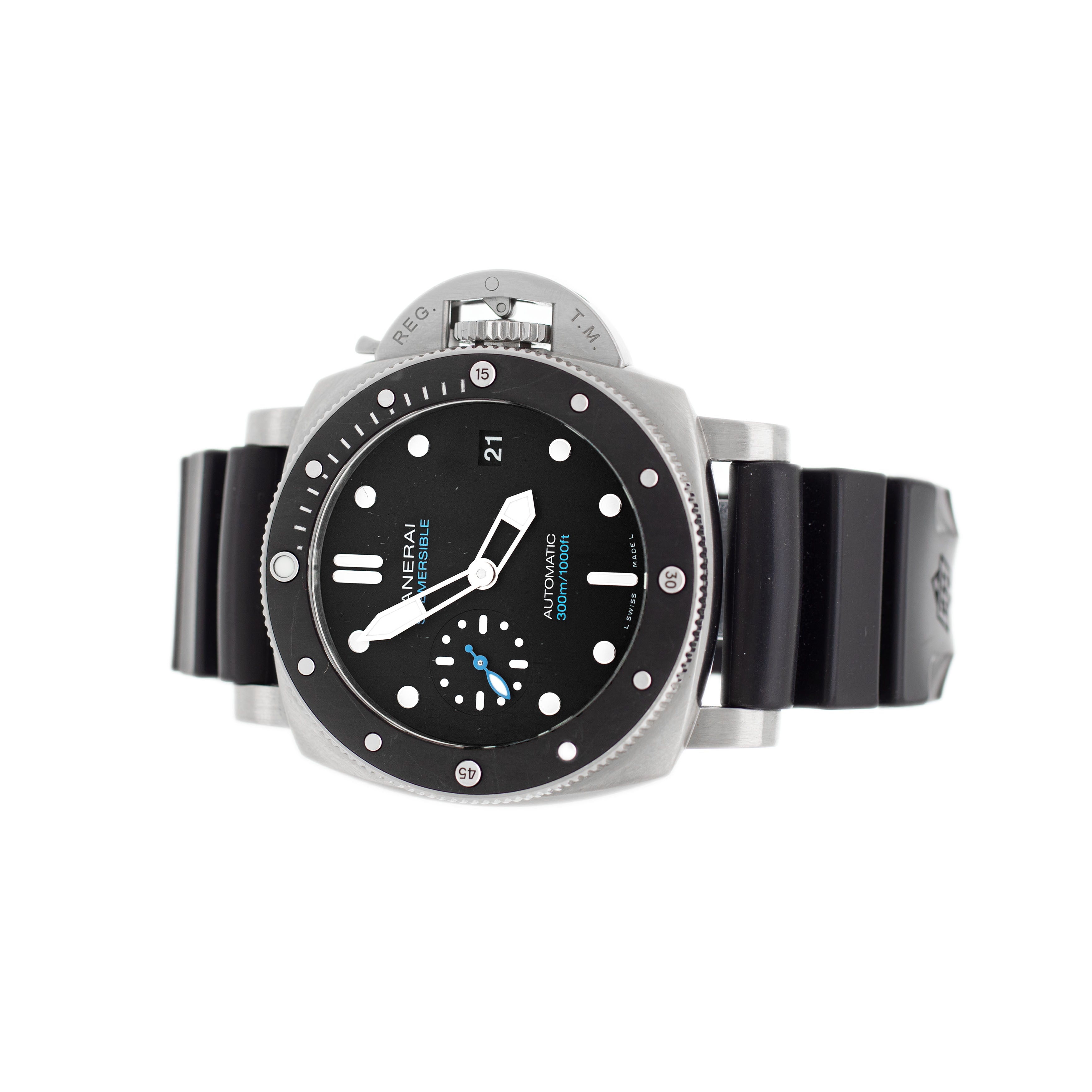 Panerai Luminor Submersible Stainless Steel Black Dial 42mm PAM00683 Full Set