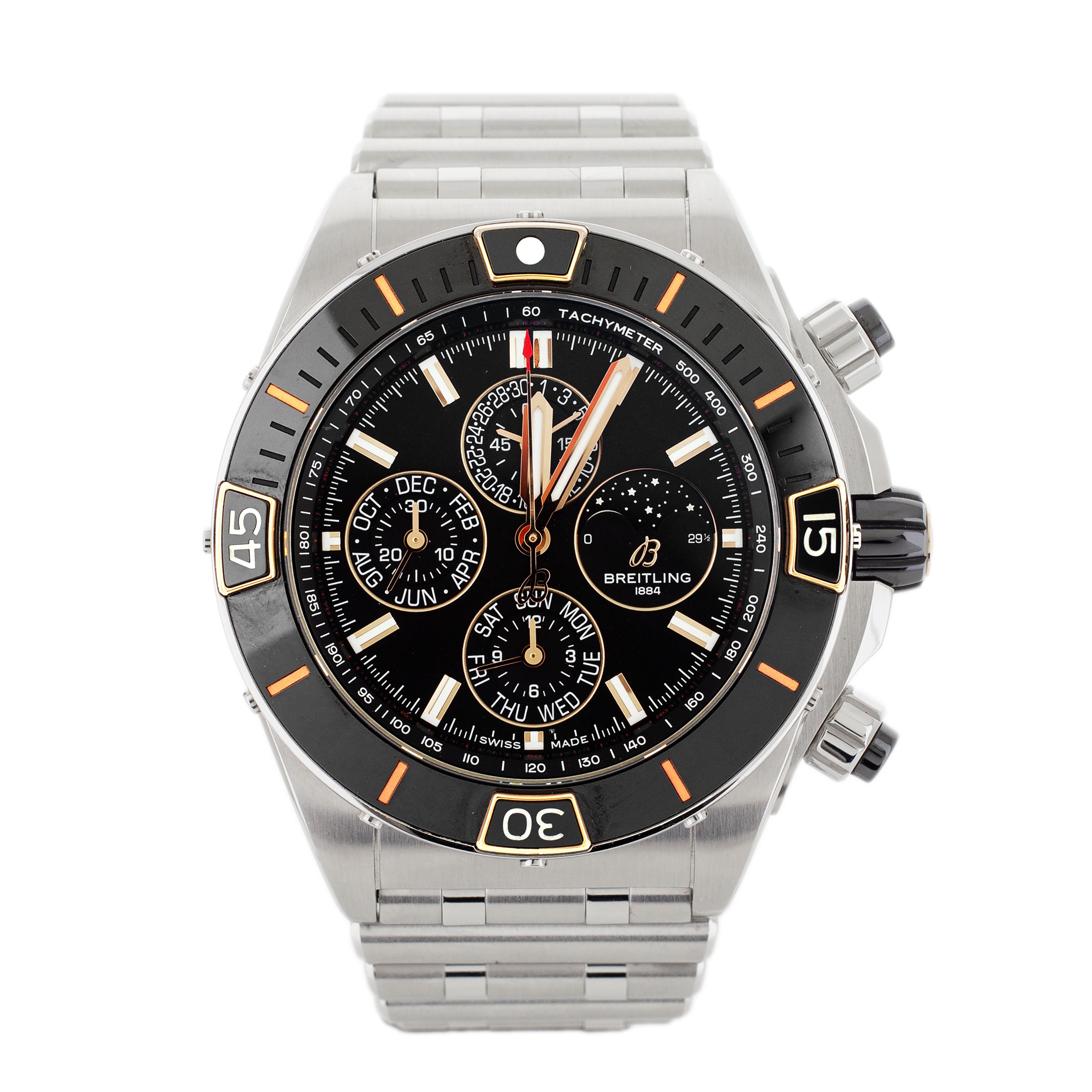 Breitling Chronomat Four Year Calendar Stainless Steel 44mm I19320251B1A1 Full Set