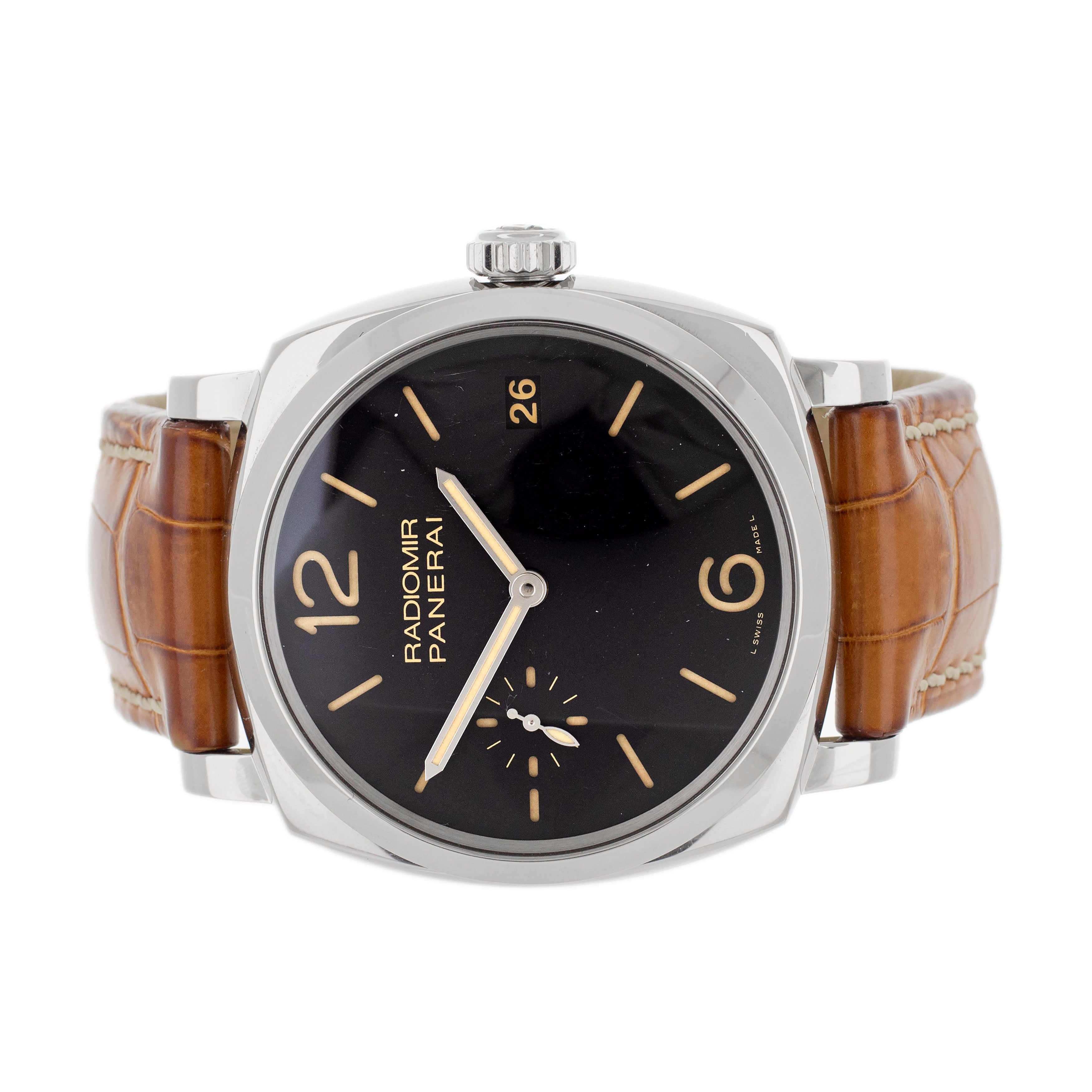 Panerai Radiomir 1940 3 Days Stainless Steel Black Dial 47mm PAM00514 Full Set