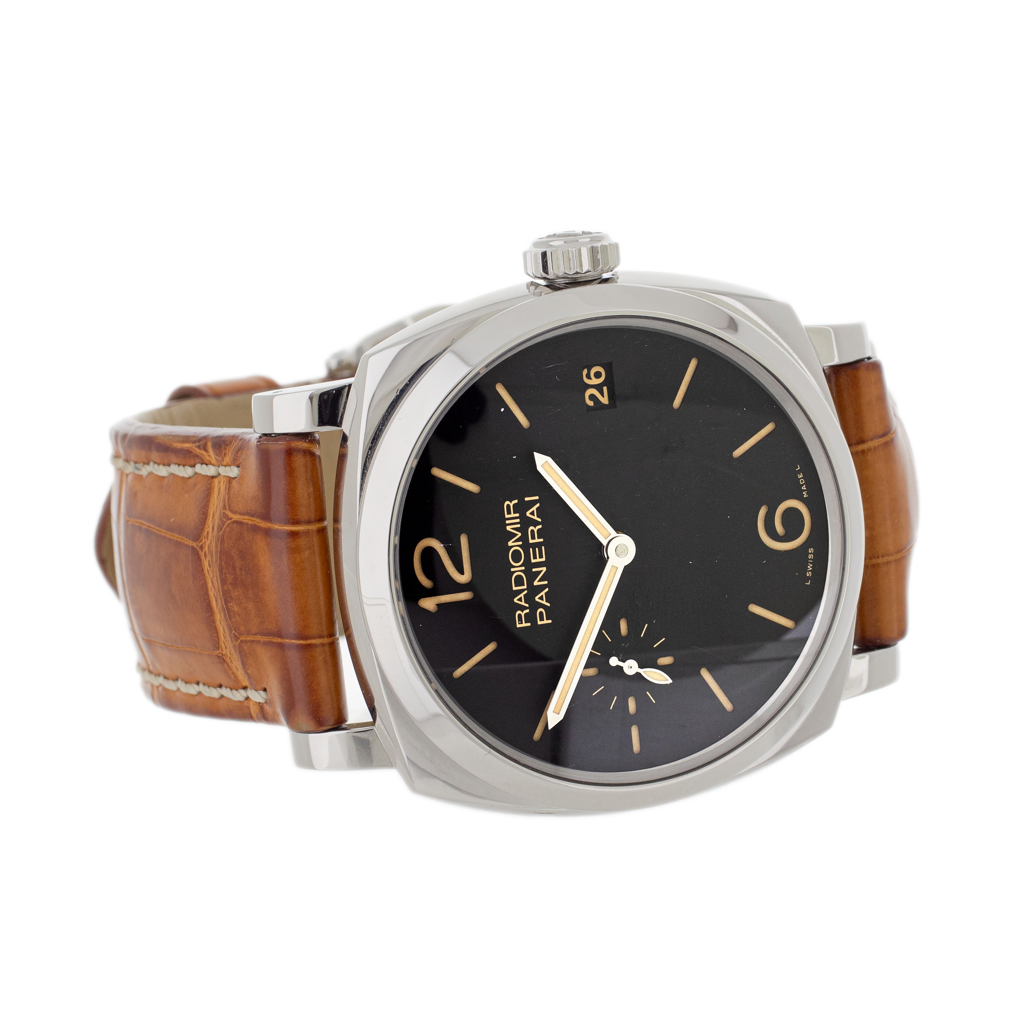 Panerai Radiomir 1940 3 Days Stainless Steel Black Dial 47mm PAM00514 Full Set