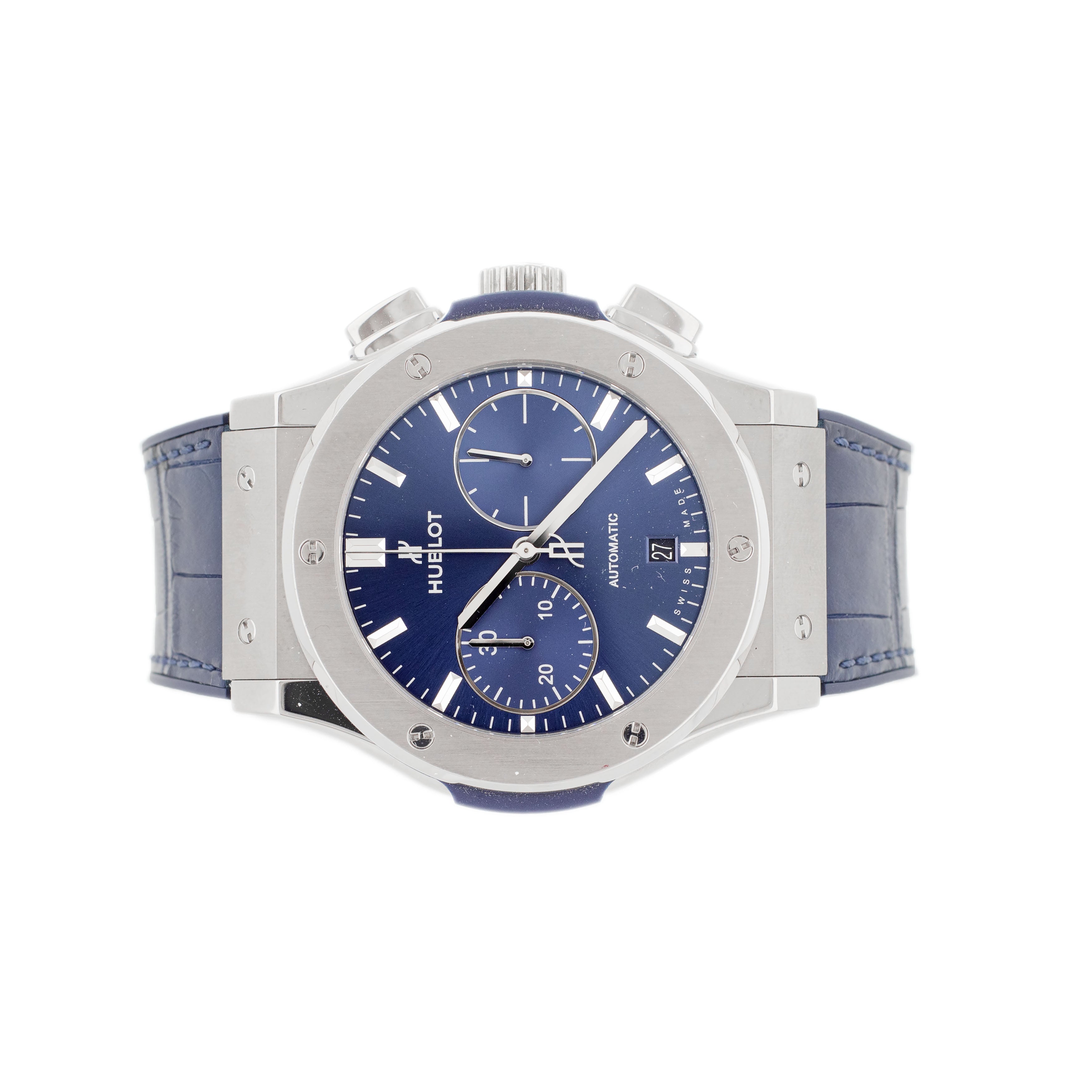 Hublot Classic Fusion Chronograph Titanium Blue 45mm  521.NX.7170.RX