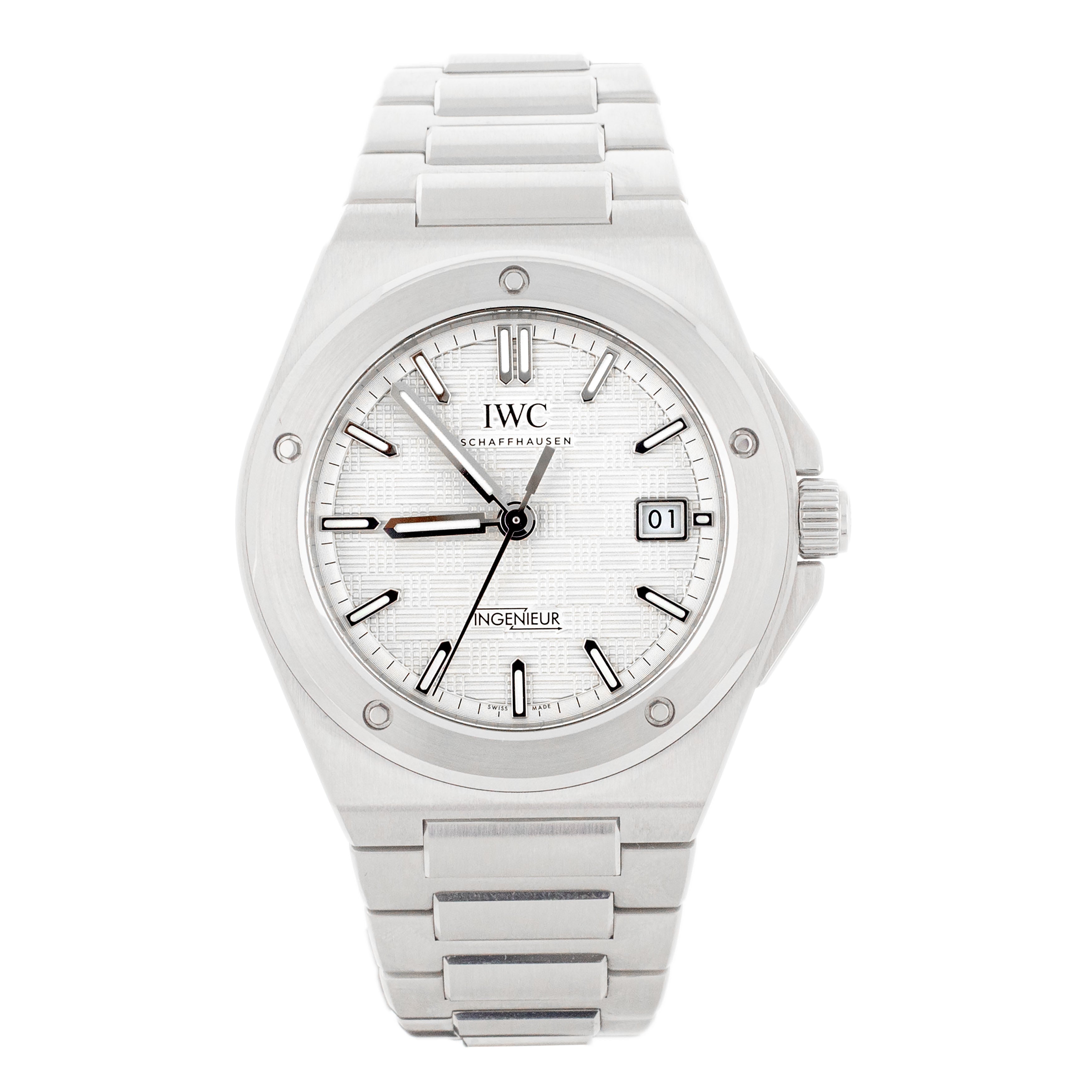 IWC Ingenieur Stainless Steel Silver Dial 40mm IW328902 Full Set