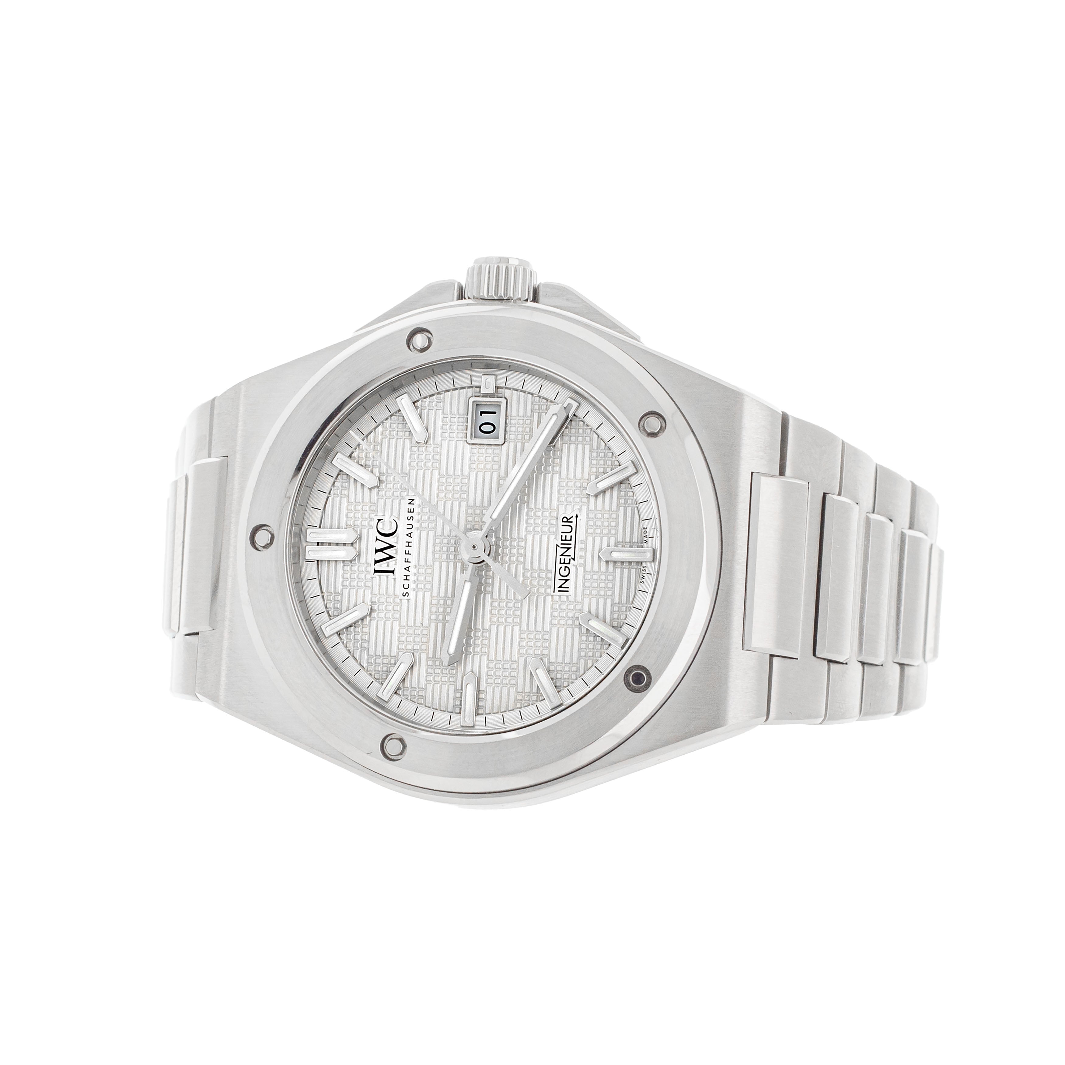 IWC Ingenieur Stainless Steel Silver Dial 40mm IW328902 Full Set