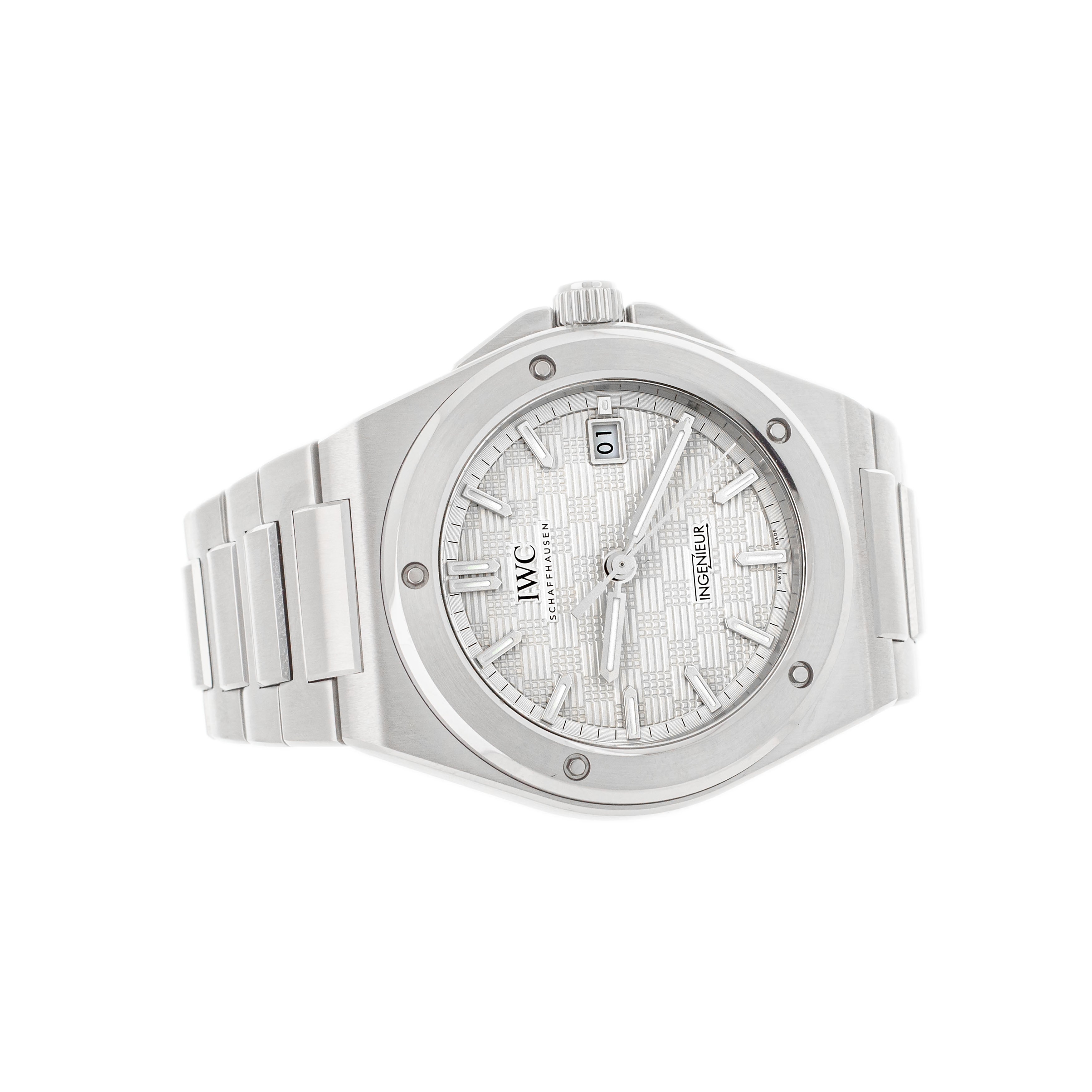 IWC Ingenieur Stainless Steel Silver Dial 40mm IW328902 Full Set