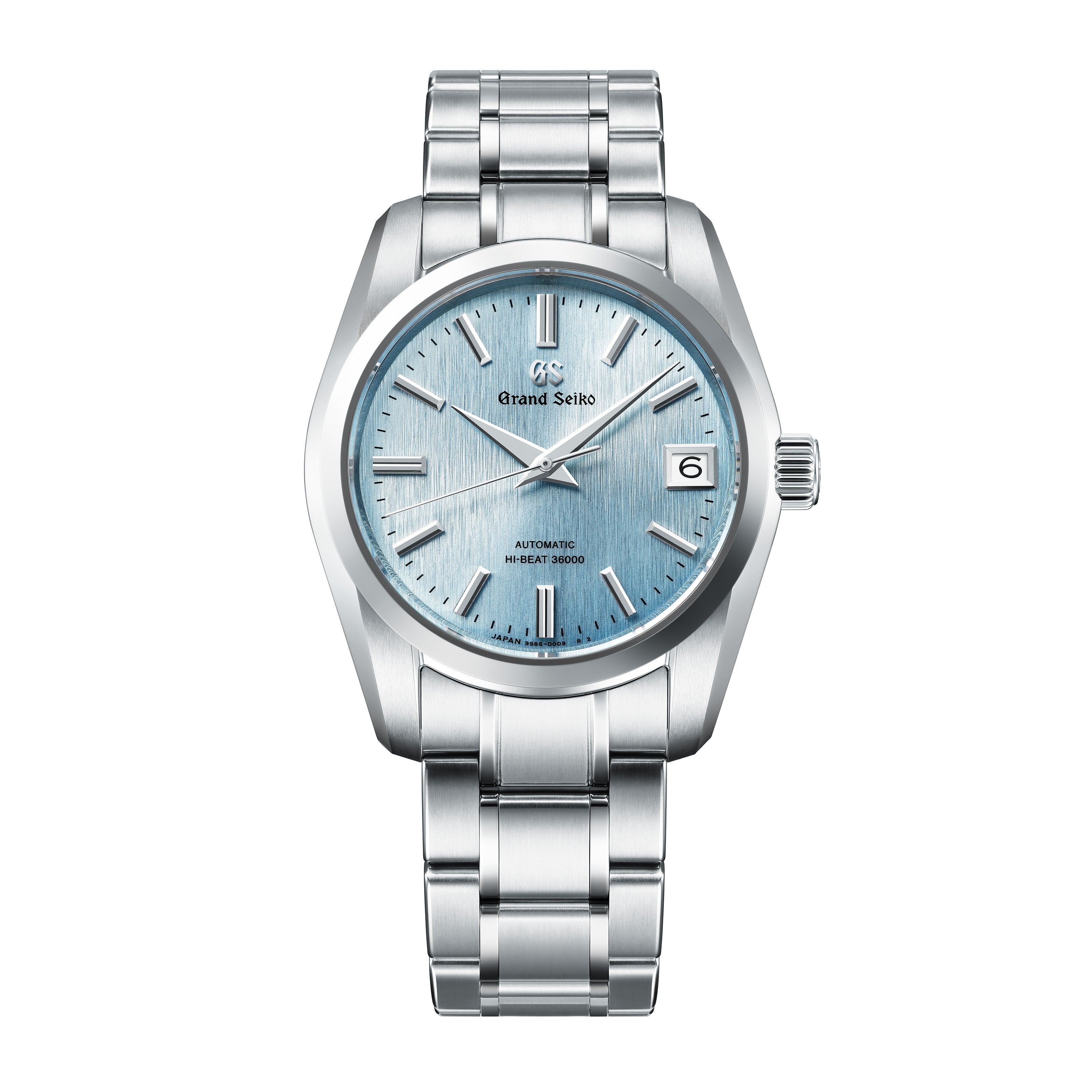 Grand Seiko Heritage Frozen Waterfall Watch, 37mm Blue Dial, SBGH347