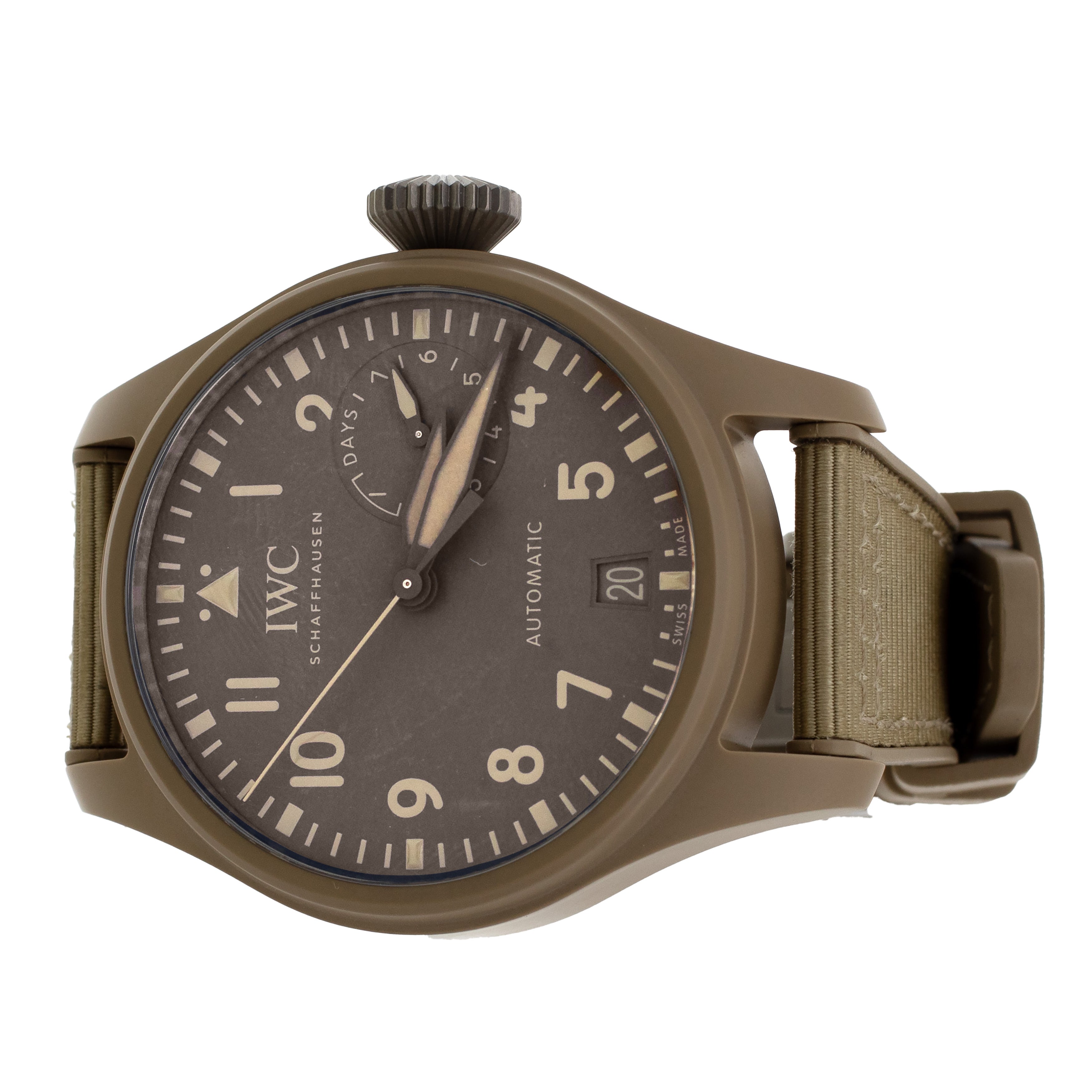 IWC Big Pilot's Watch Top Gun Mojave Desert Ceramic Brown 46mm IW506003 Full Set