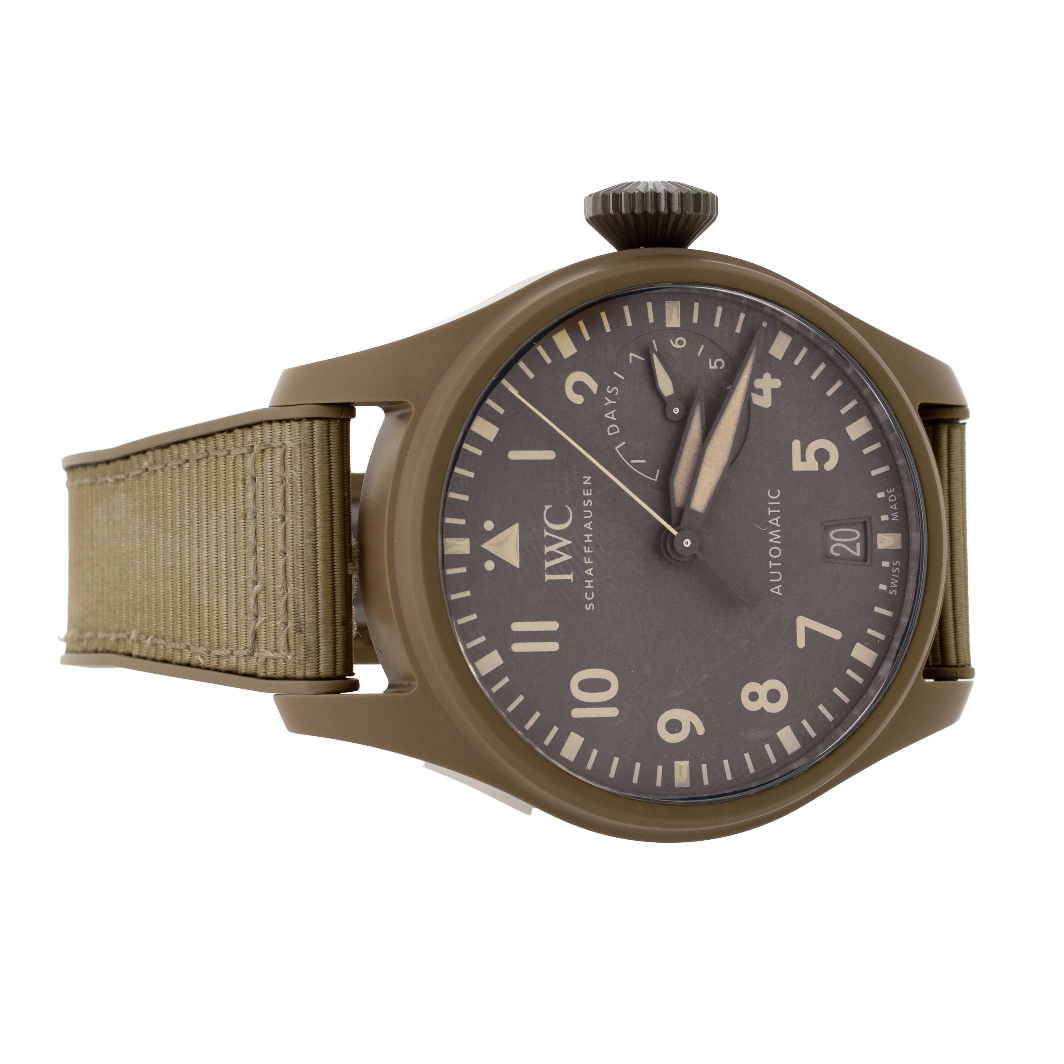 IWC Big Pilot's Watch Top Gun Mojave Desert Ceramic Brown 46mm IW506003 Full Set