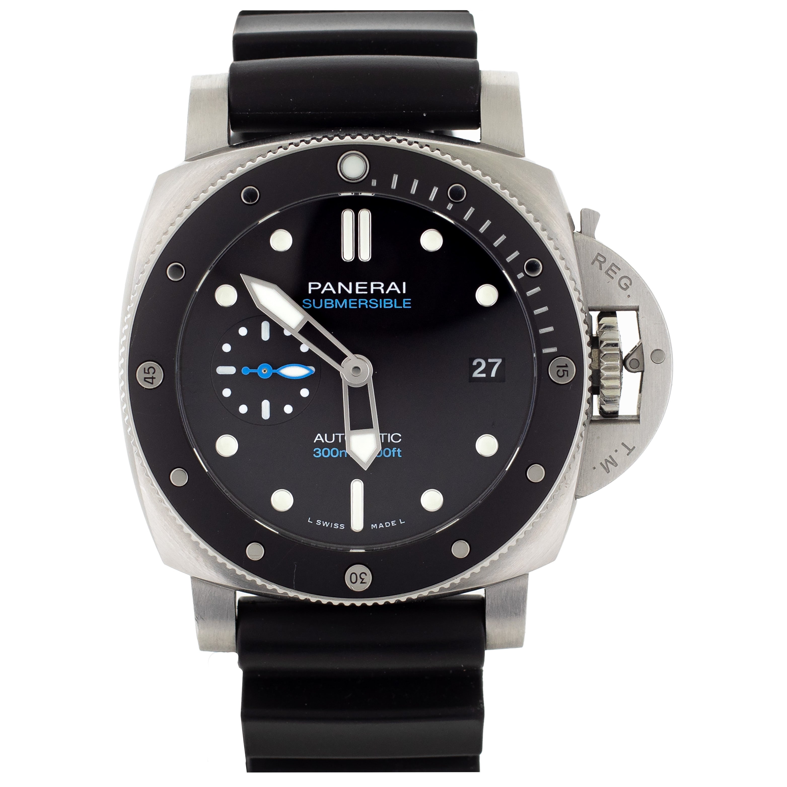 Panerai Submersible Stainless Steel Black Dial 42mm PAM02683 Full Set