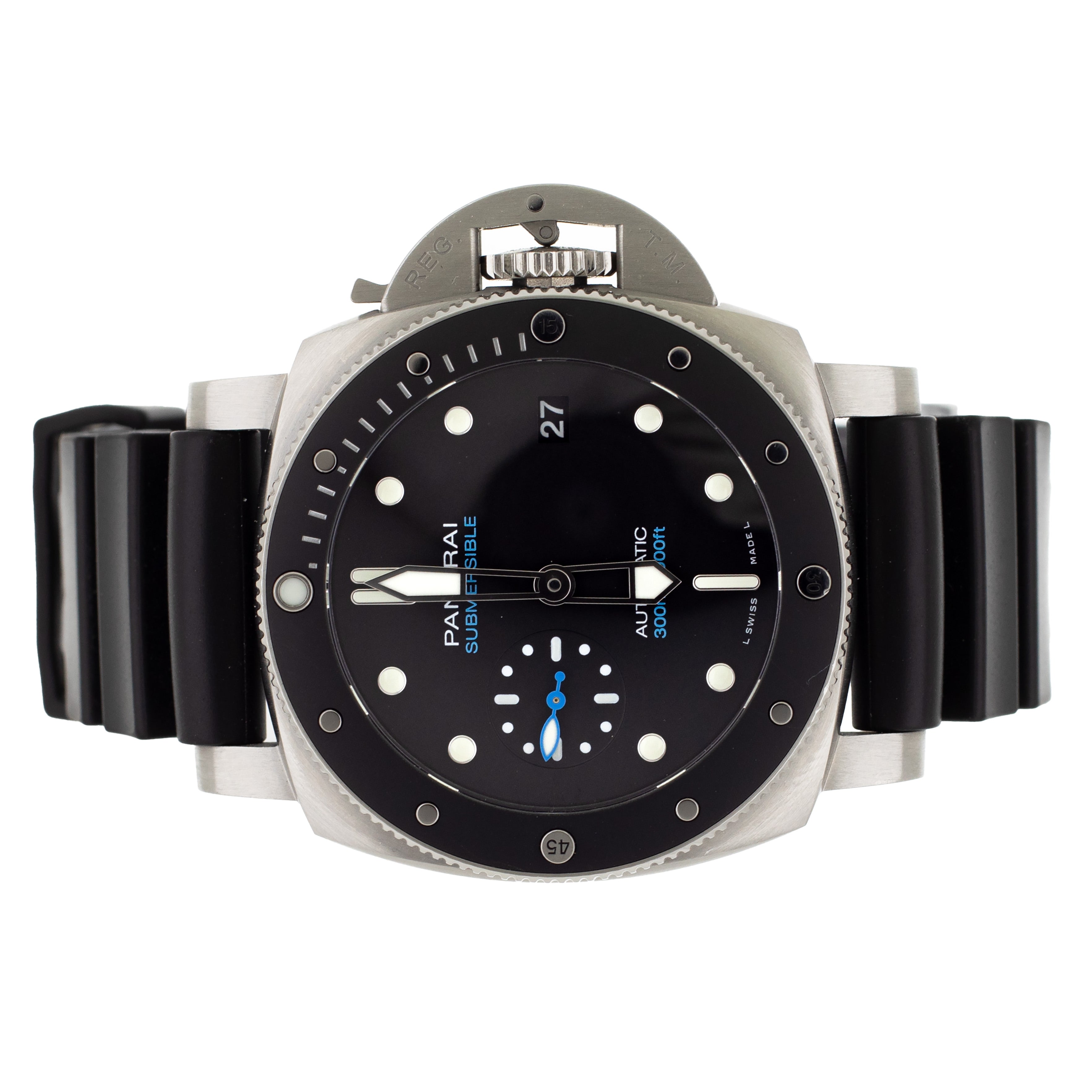 Panerai Submersible Stainless Steel Black Dial 42mm PAM02683 Full Set