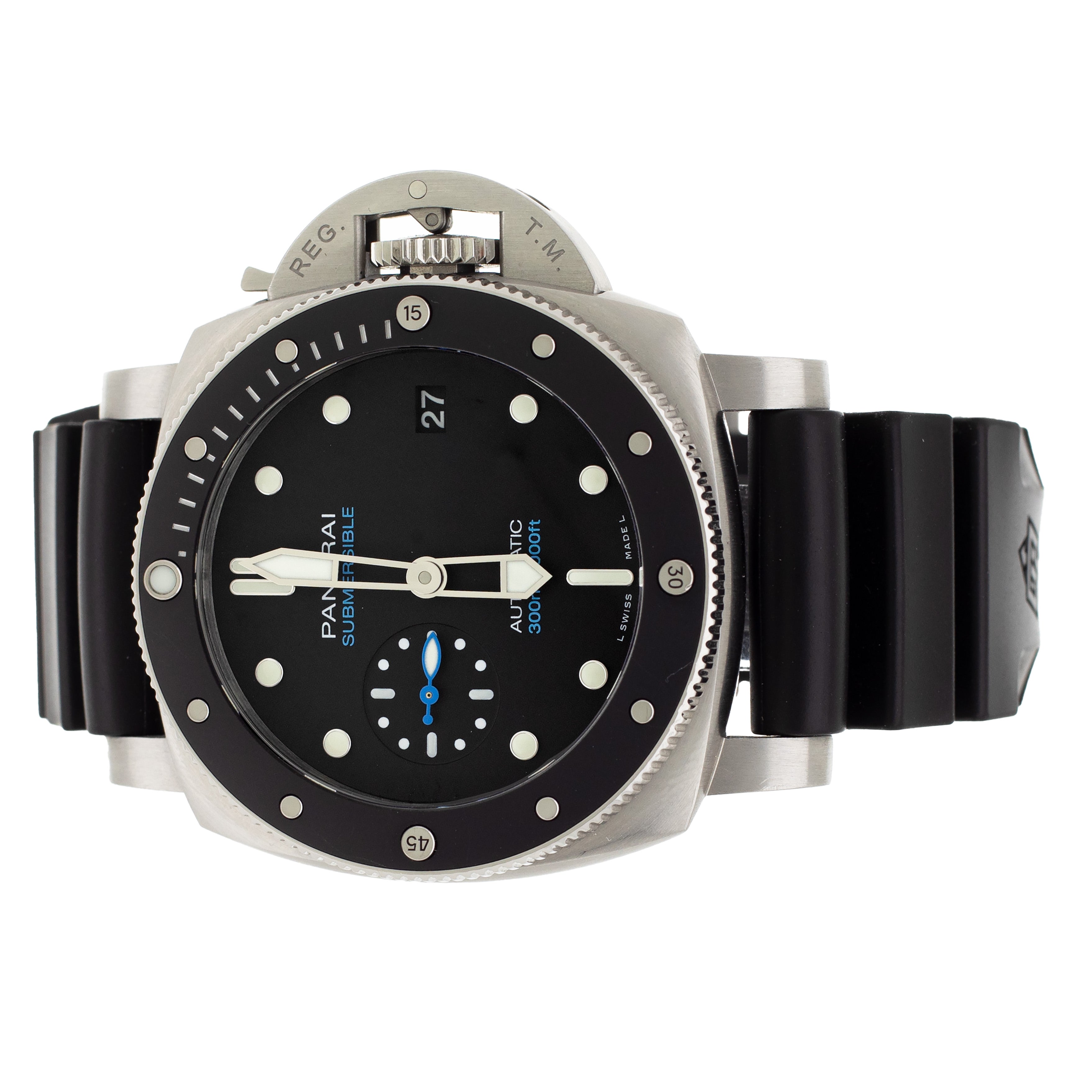 Panerai Submersible Stainless Steel Black Dial 42mm PAM02683 Full Set