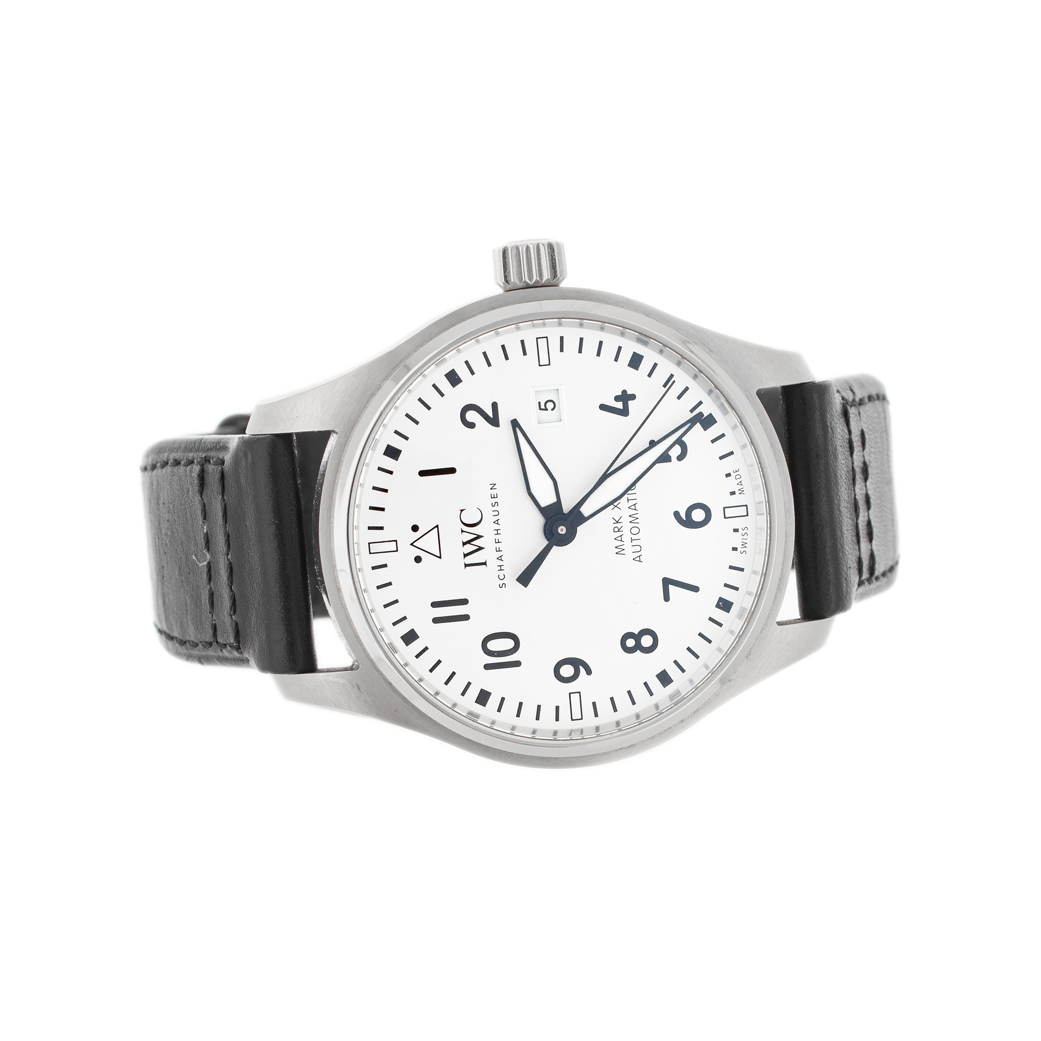 IWC Pilot's Watch Mark XX Stainless Steel White Dial 40mm IW328207 Full Set