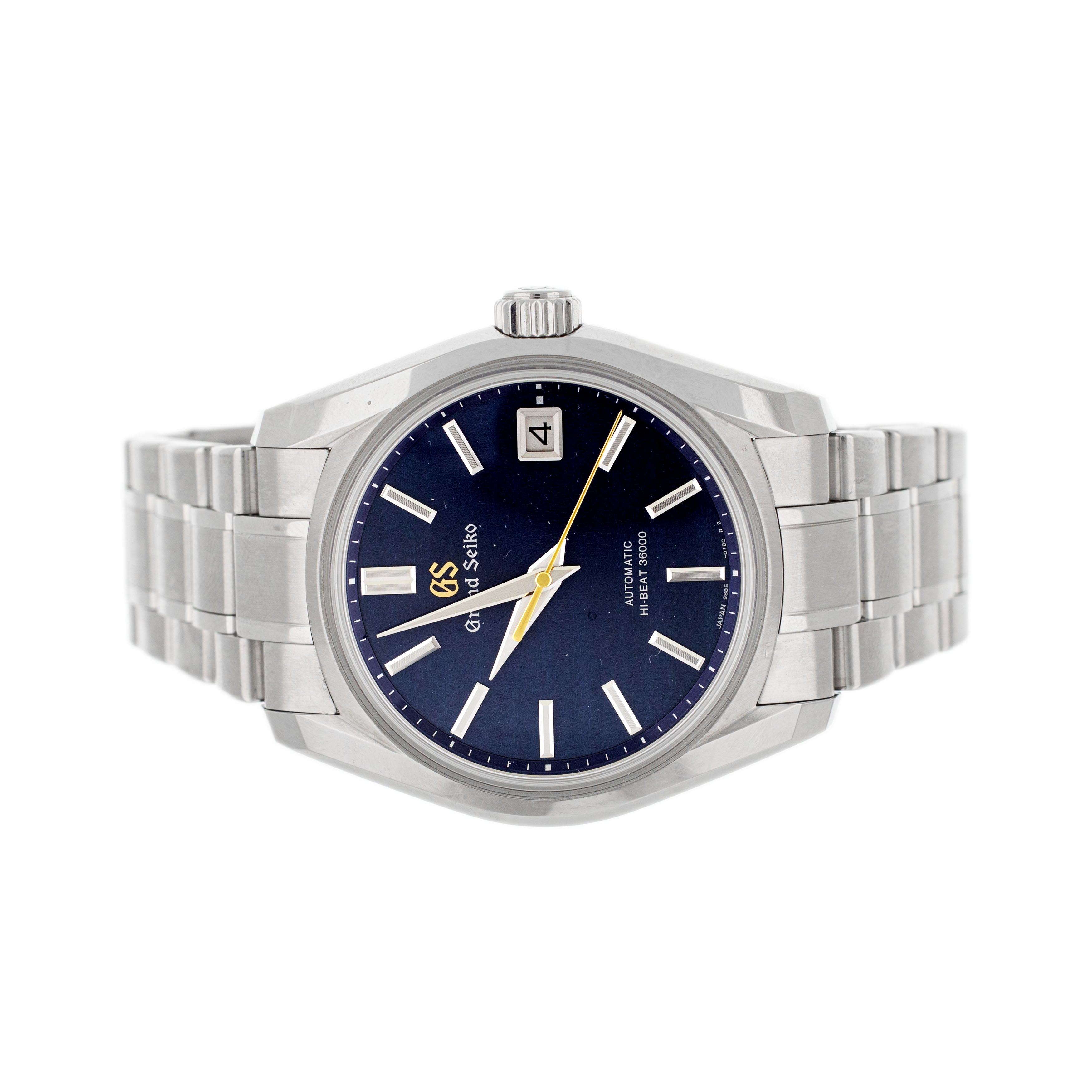 Grand Seiko Heritage Hi-Beat Autumn Stainless Steel Blue Dial 40mm SBGH273 Full Set