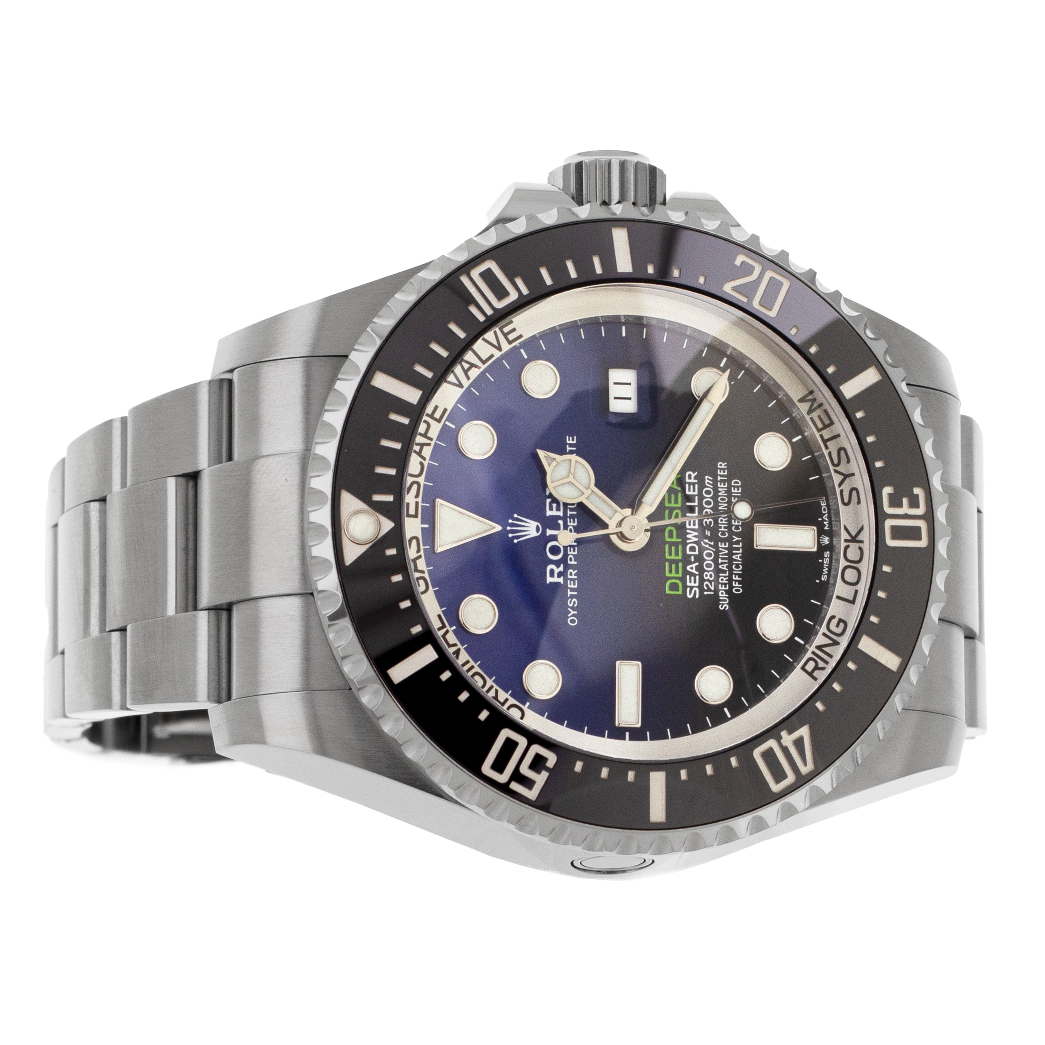 Rolex Sea-Dweller Deepsea James Cameron Steel Blue Dial 44mm 126660 Full Set