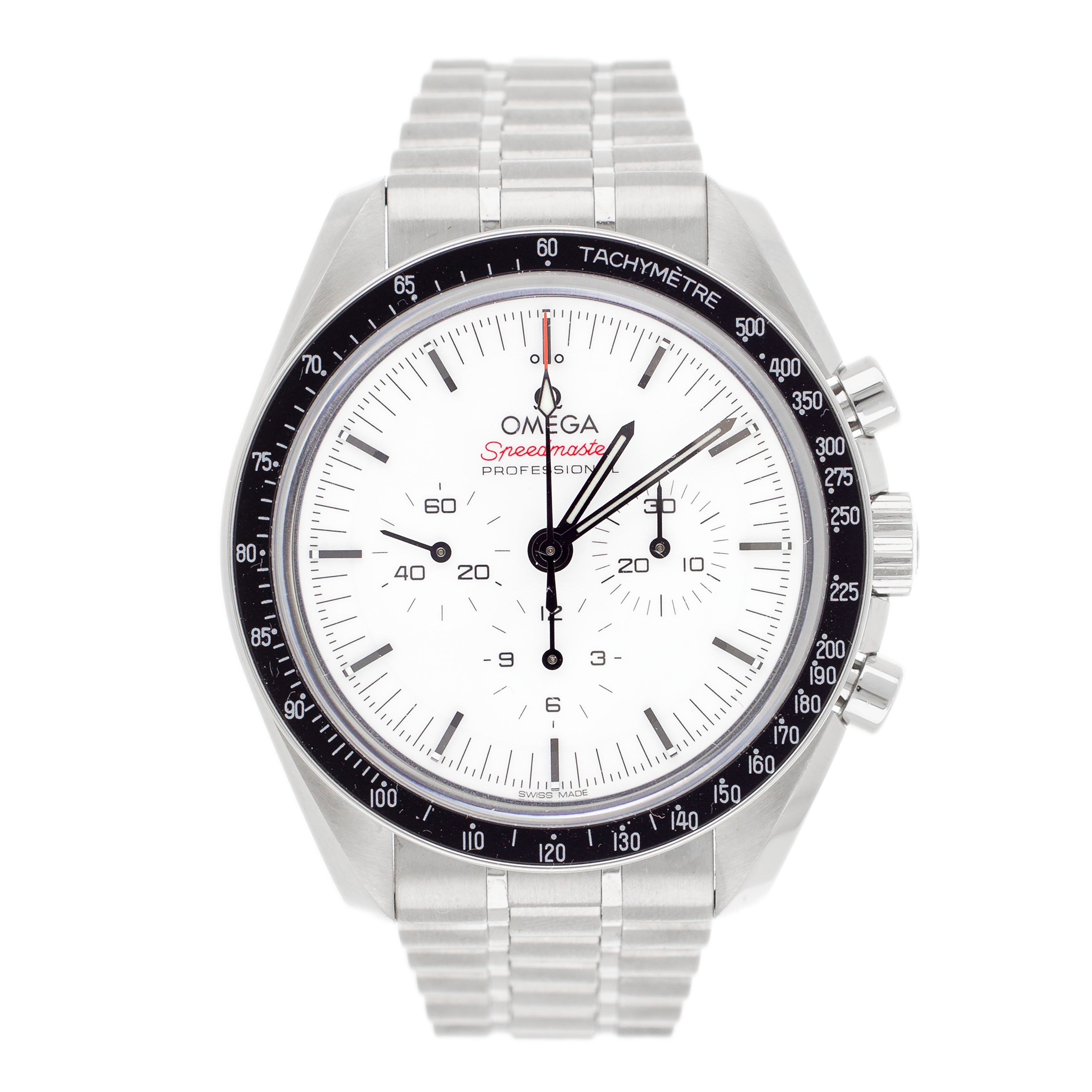 Omega Speedmaster Moonwatch Steel White Dial 42mm 310.30.42.50.04.001 Full Set