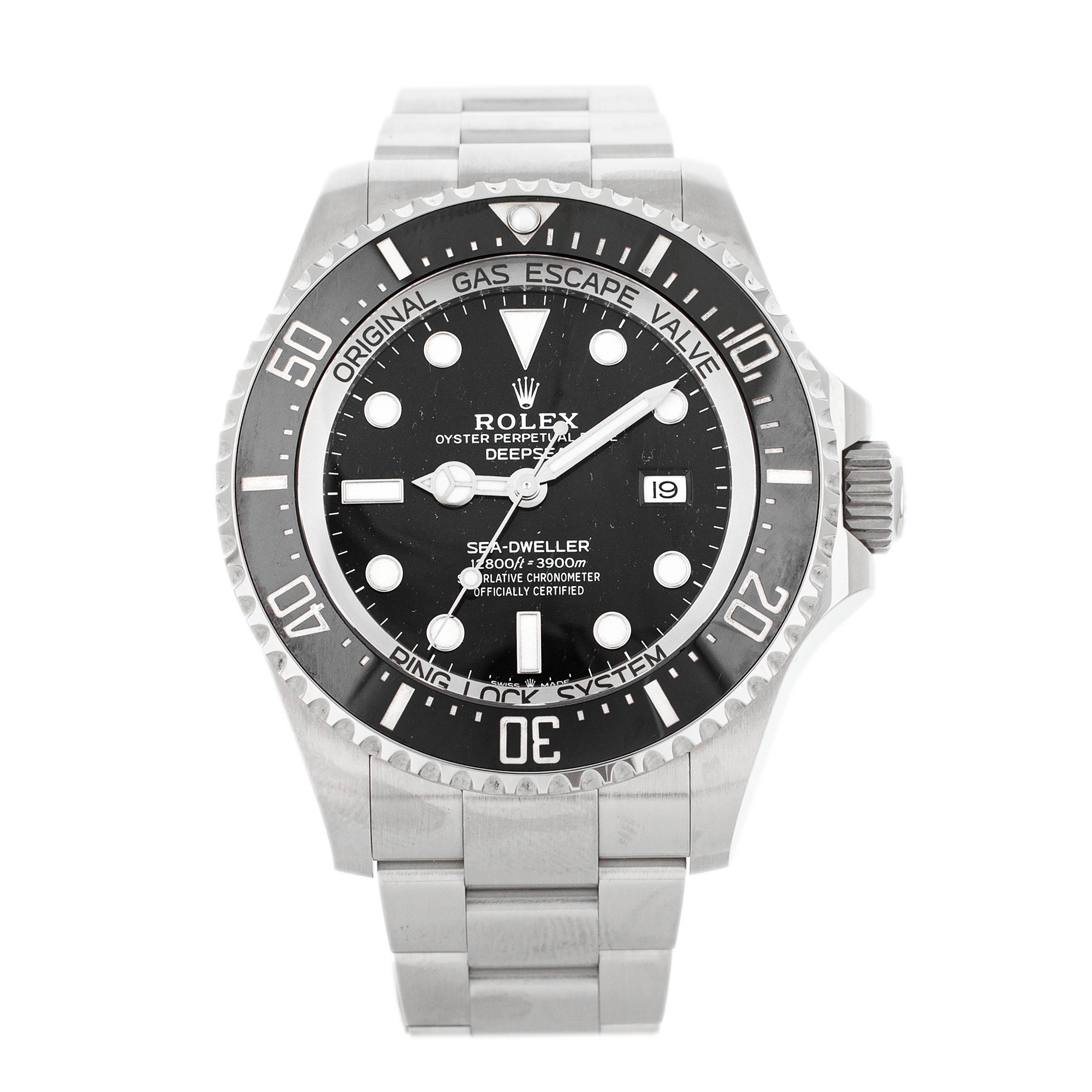 Rolex Sea-Dweller Stainless Steel Black Dial 44mm 126660 Full Set