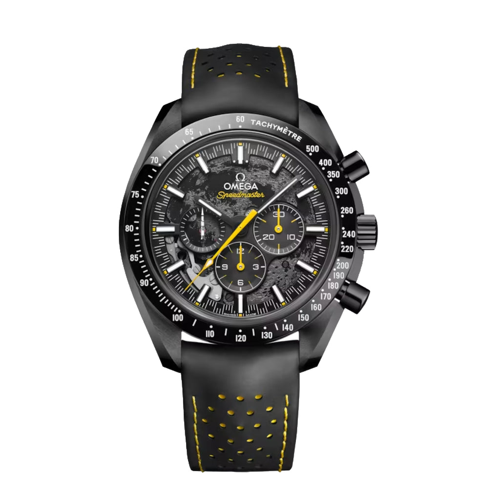 OMEGA Moonwatch ブラック ラバーベルト Original Omega 20mm For Speedmaster Moonwatch 42mm Watch