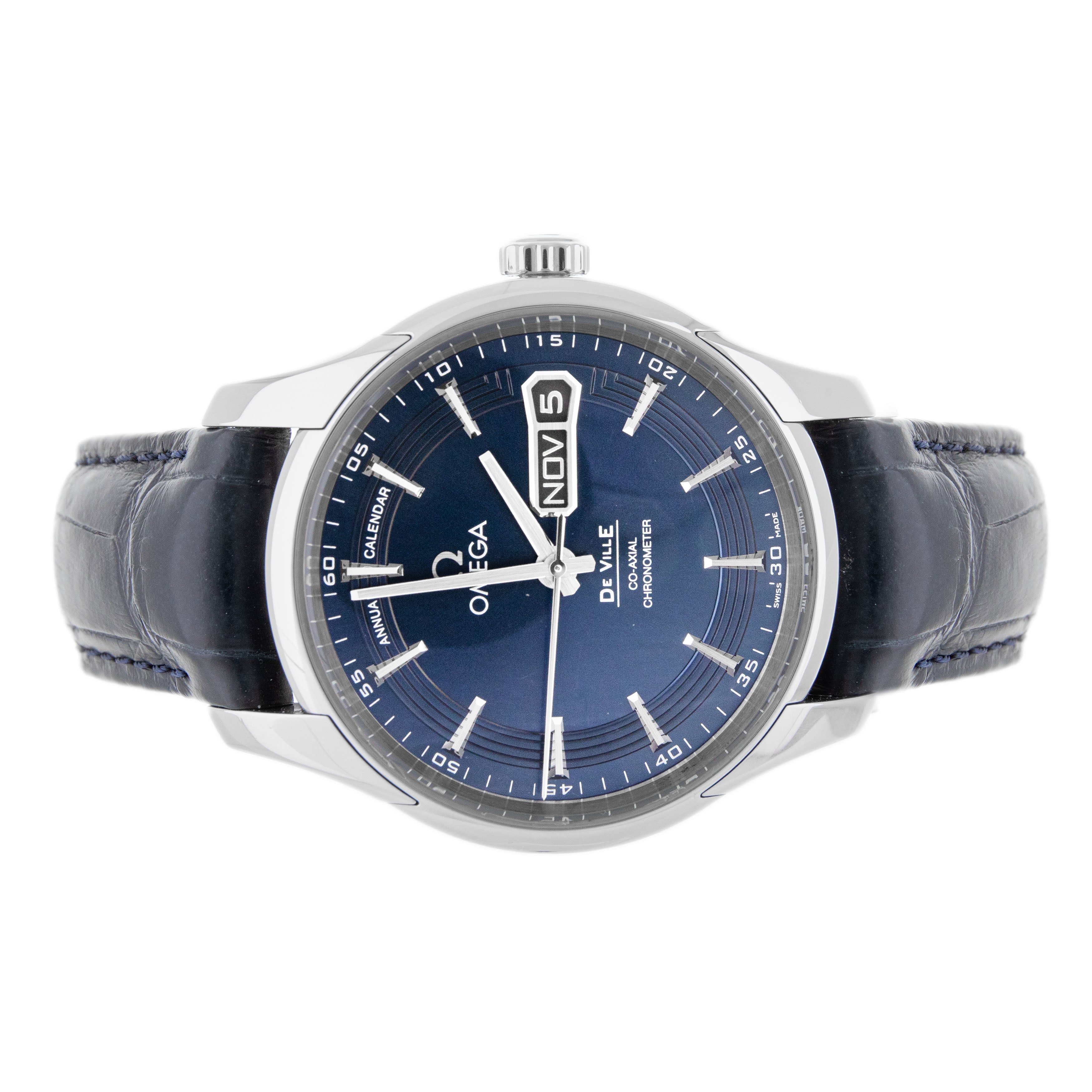 Omega De Ville Hour Vision Stainless Steel Blue Dial 41mm 431.33.41.22.03.001