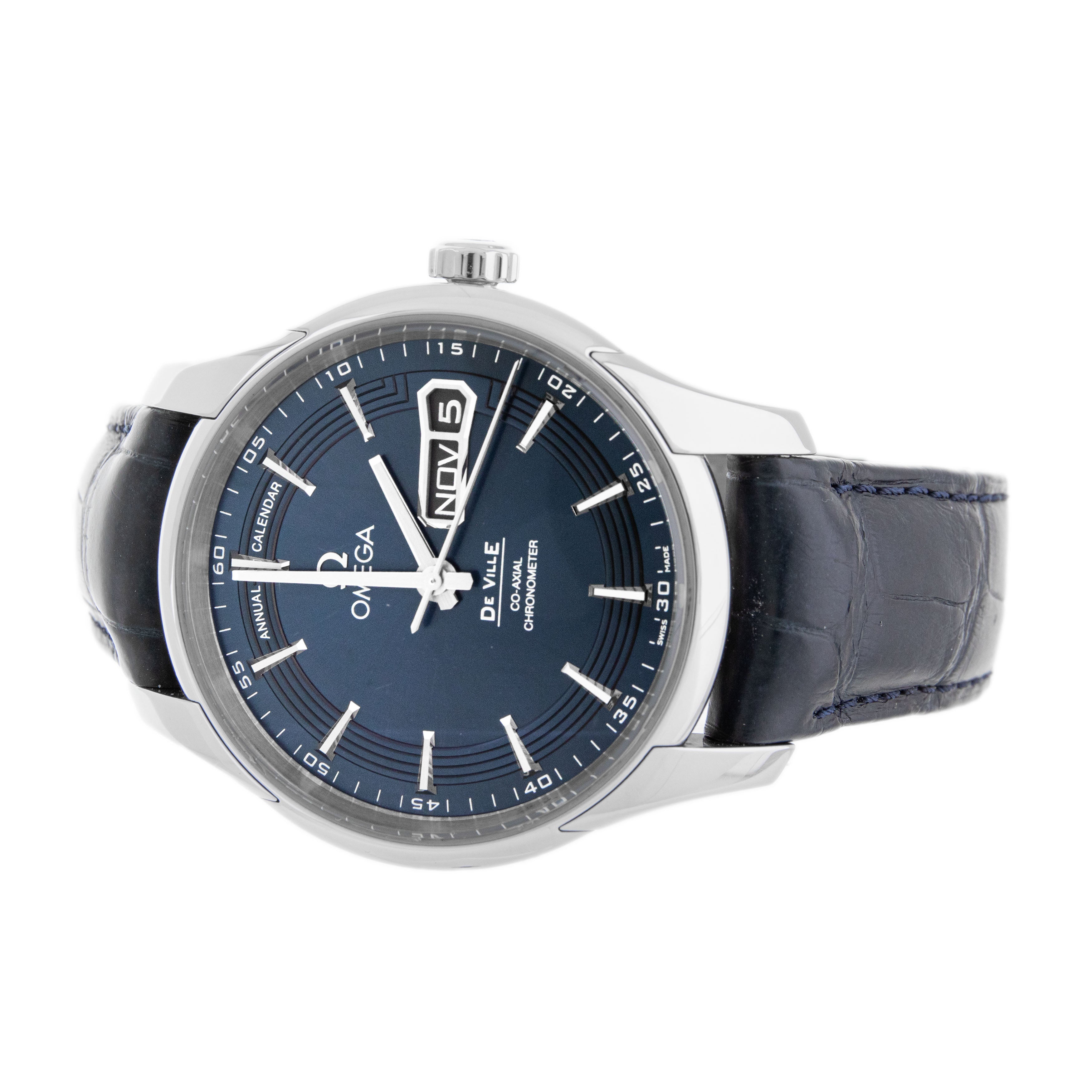 Omega De Ville Hour Vision Stainless Steel Blue Dial 41mm 431.33.41.22.03.001