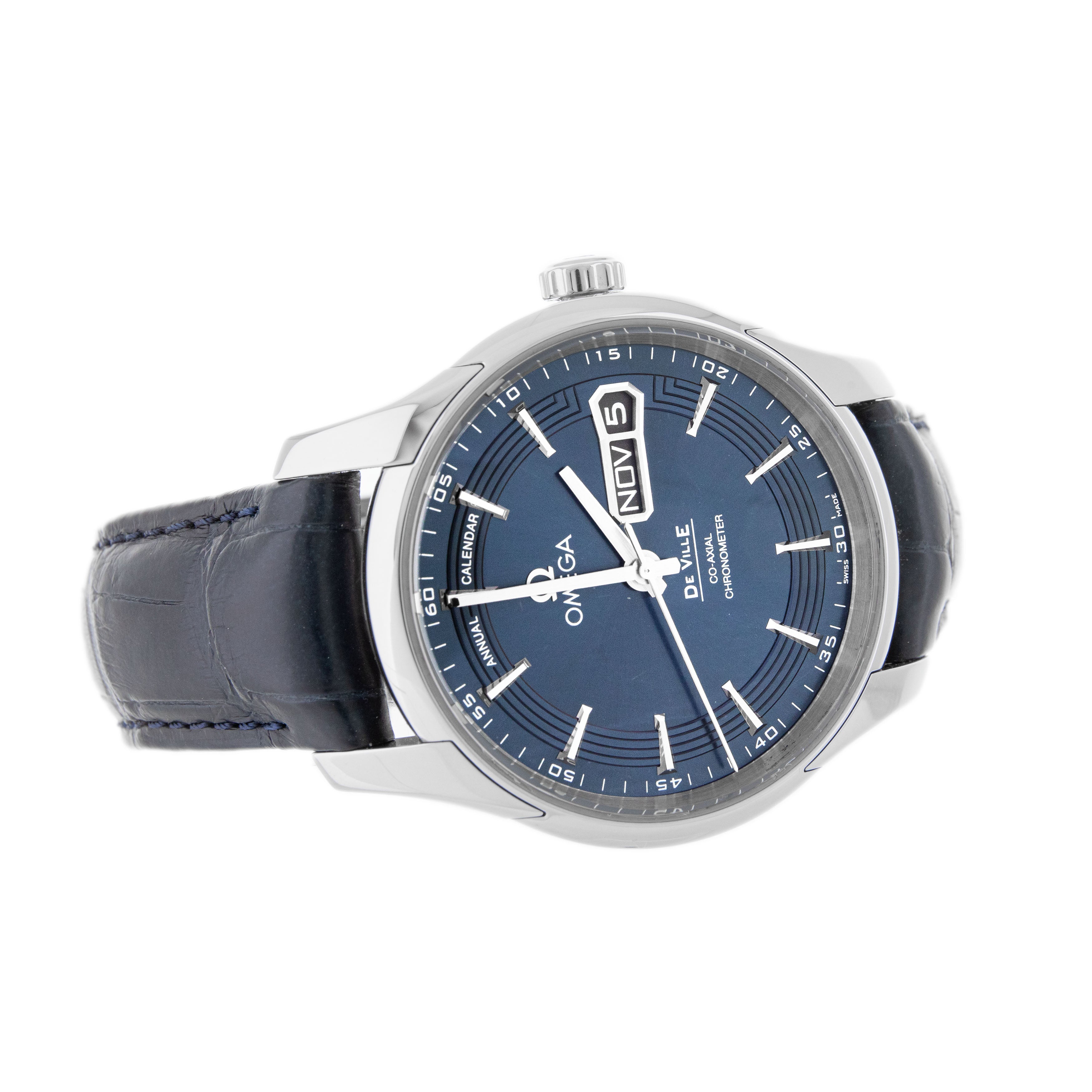 Omega De Ville Hour Vision Stainless Steel Blue Dial 41mm 431.33.41.22.03.001