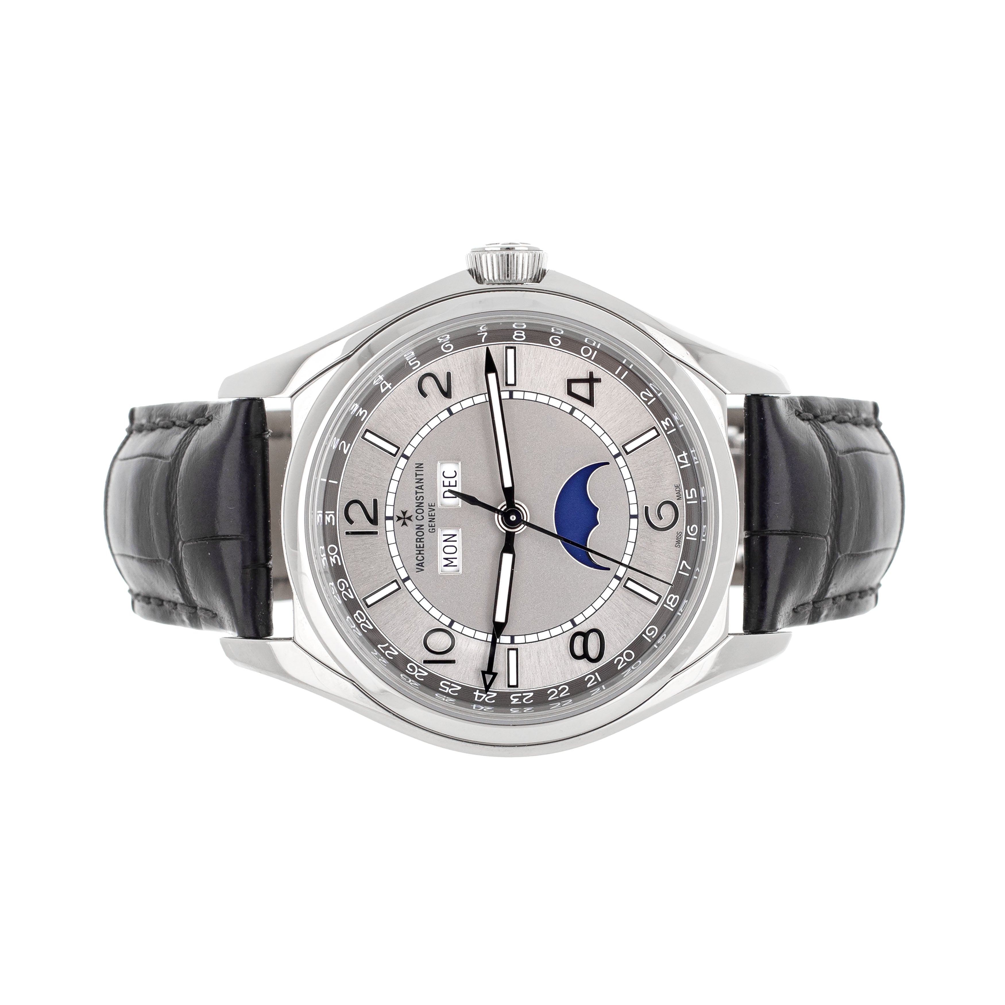 Vacheron Constantin Fiftysix Complete Calendar Steel Silver 40mm 4000E/000A-B439