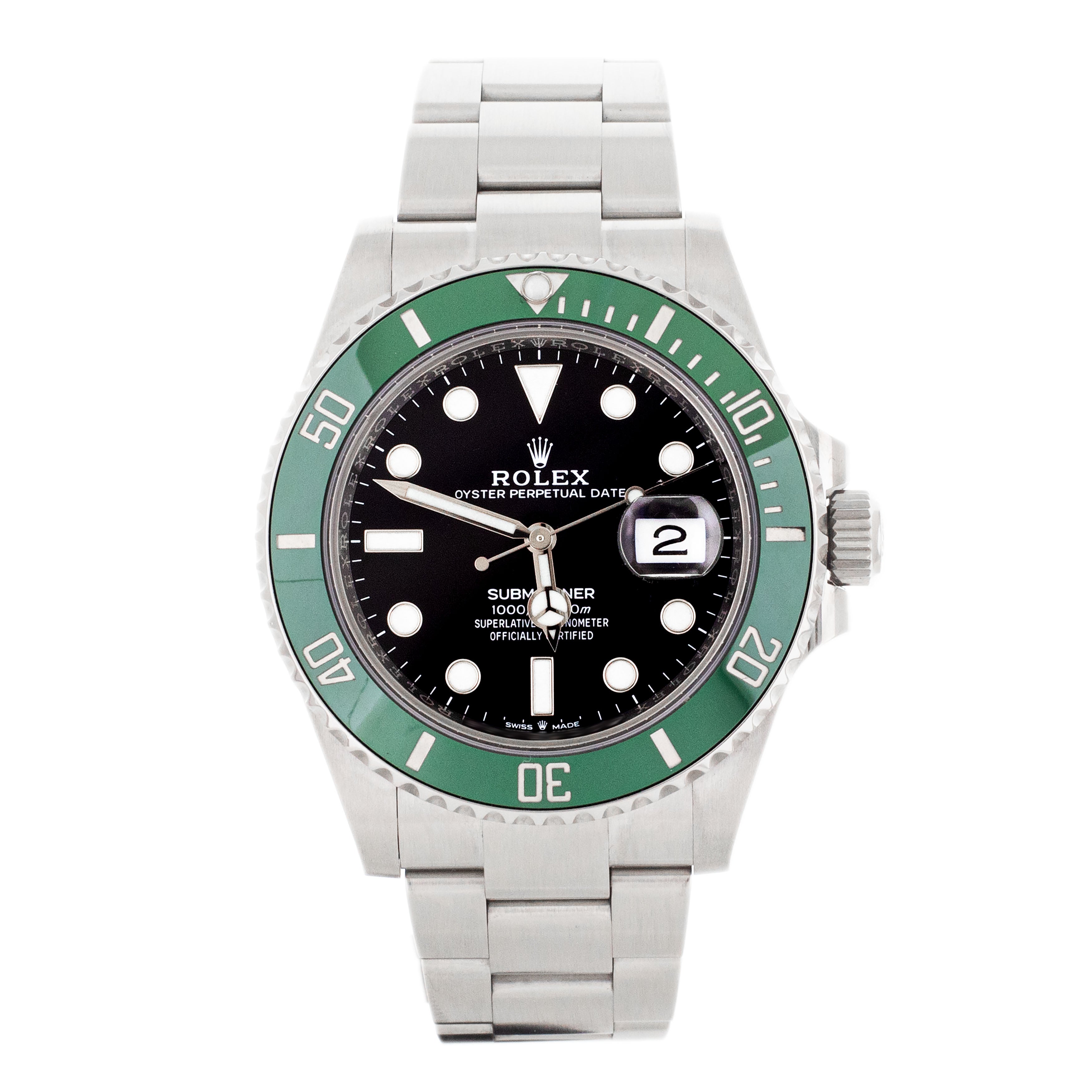 Rolex Submariner Date Starbucks Stainless Steel Black Dial 41mm 126610LV Full Set