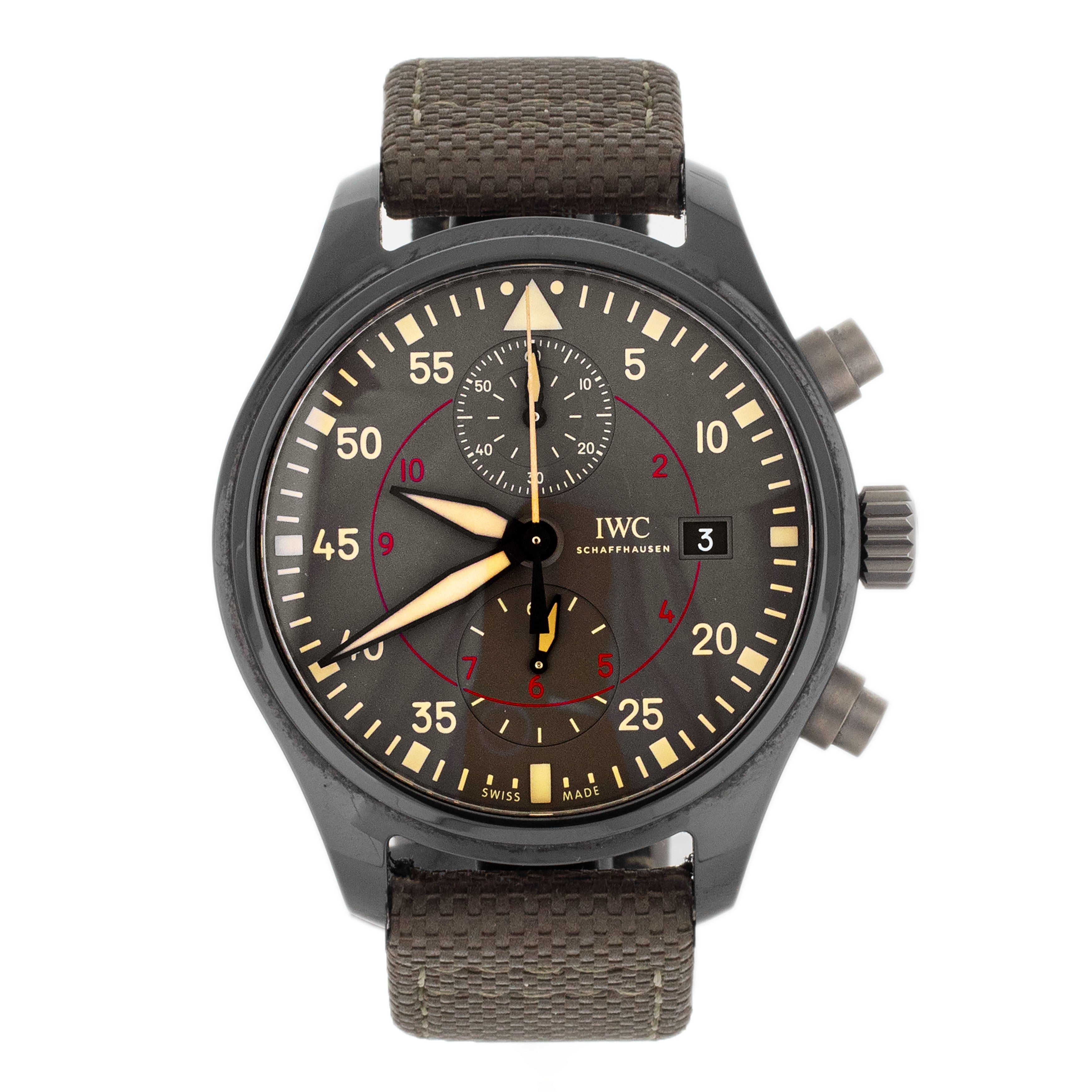 IWC Pilot’s Watch Chronograph Top Gun Miramar Ceramic 44.5mm Brown Dial IW389002