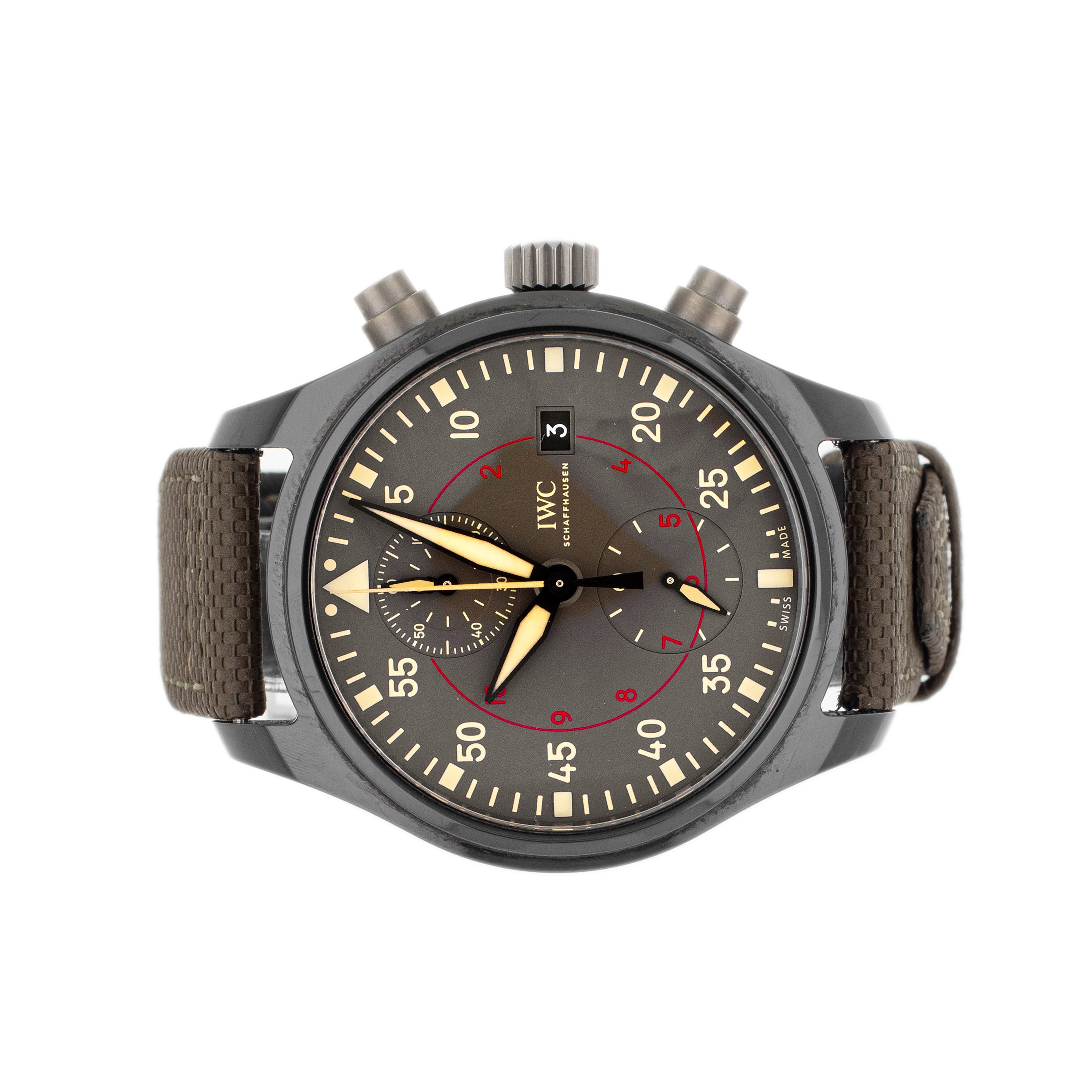 IWC Pilot’s Watch Chronograph Top Gun Miramar Ceramic 44.5mm Brown Dial IW389002