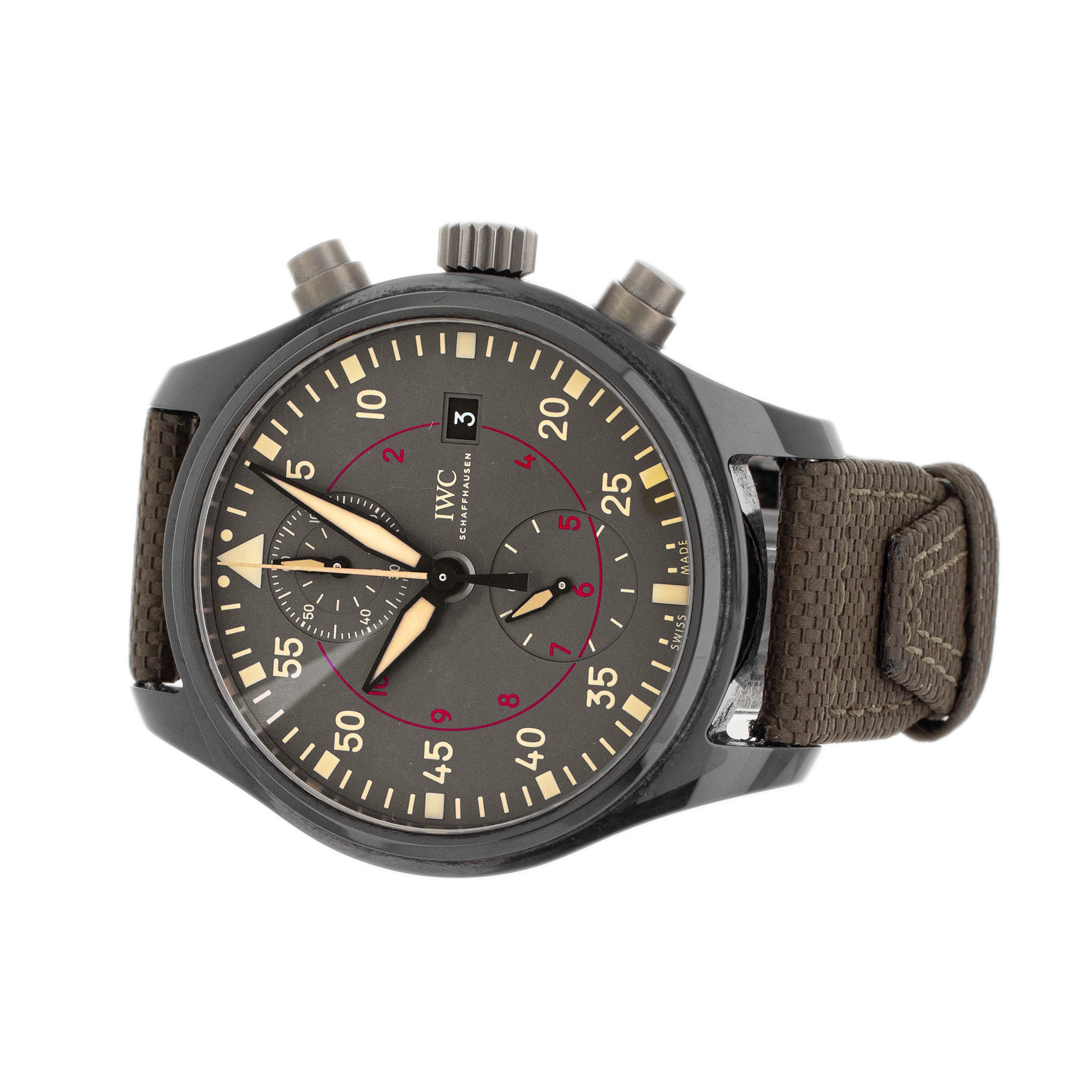 IWC Pilot’s Watch Chronograph Top Gun Miramar Ceramic 44.5mm Brown Dial IW389002