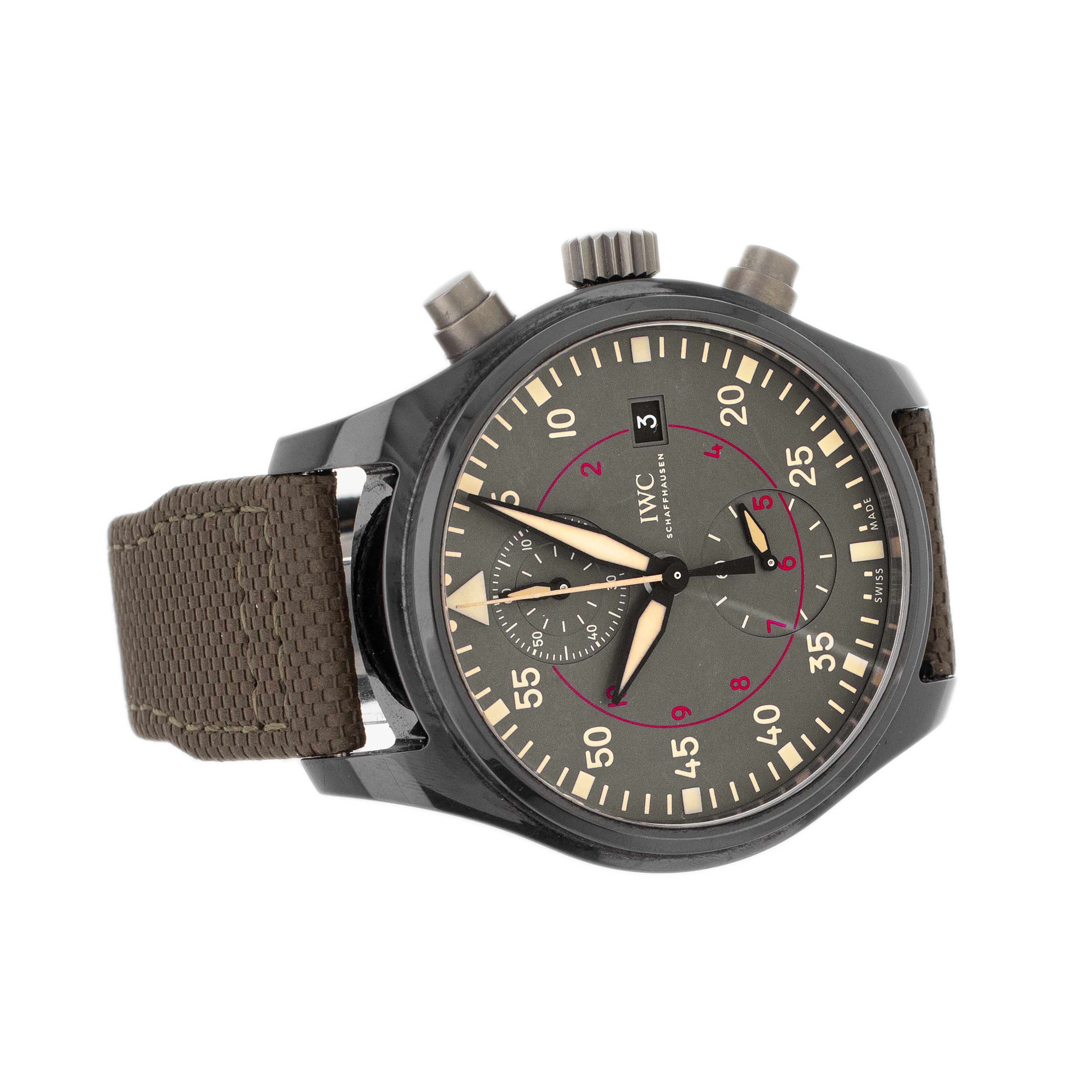 IWC Pilot’s Watch Chronograph Top Gun Miramar Ceramic 44.5mm Brown Dial IW389002