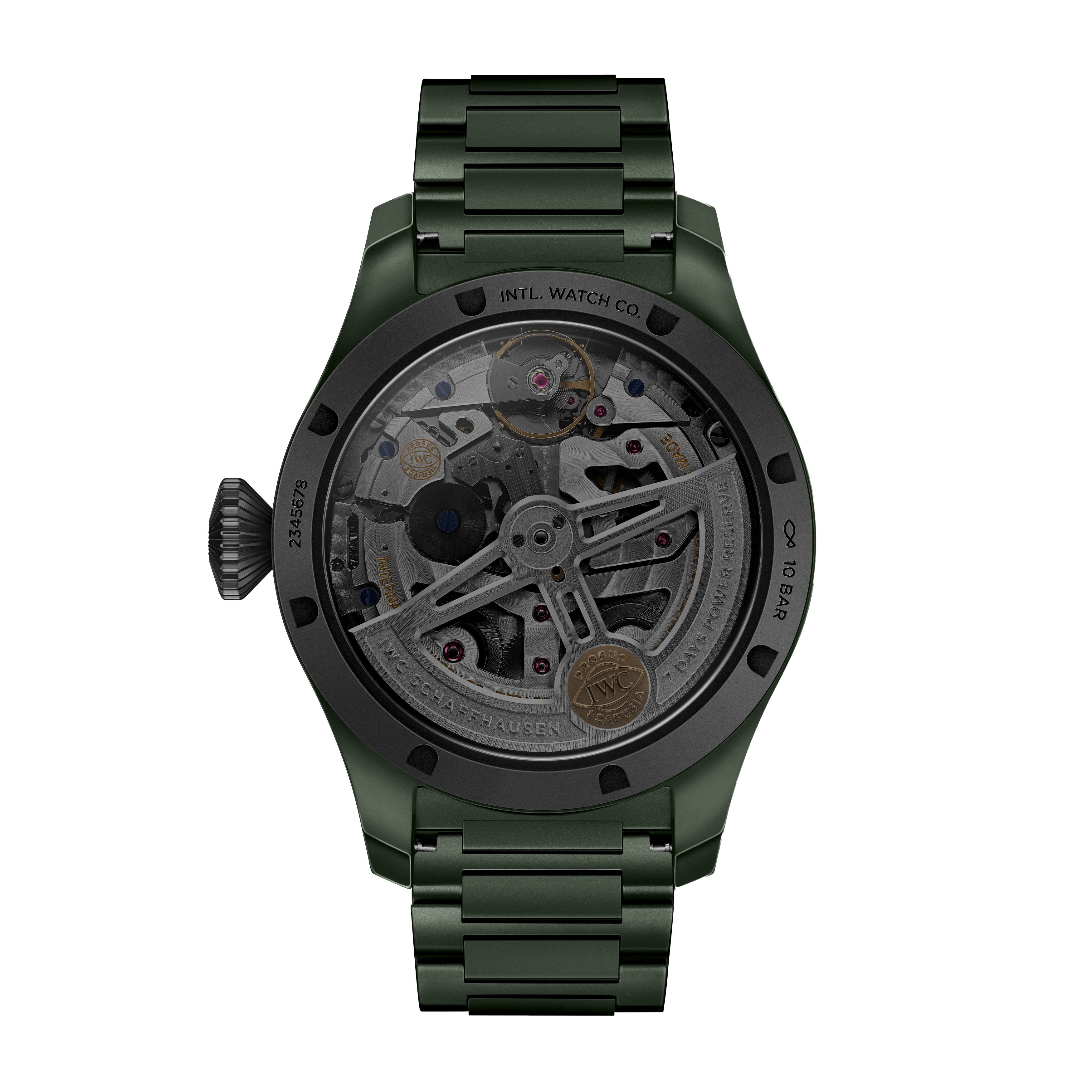 IWC Big Pilot's Watch Perpetual Calendar Top Gun Woodland Watch, 46.5mm Green Dial, IW503101