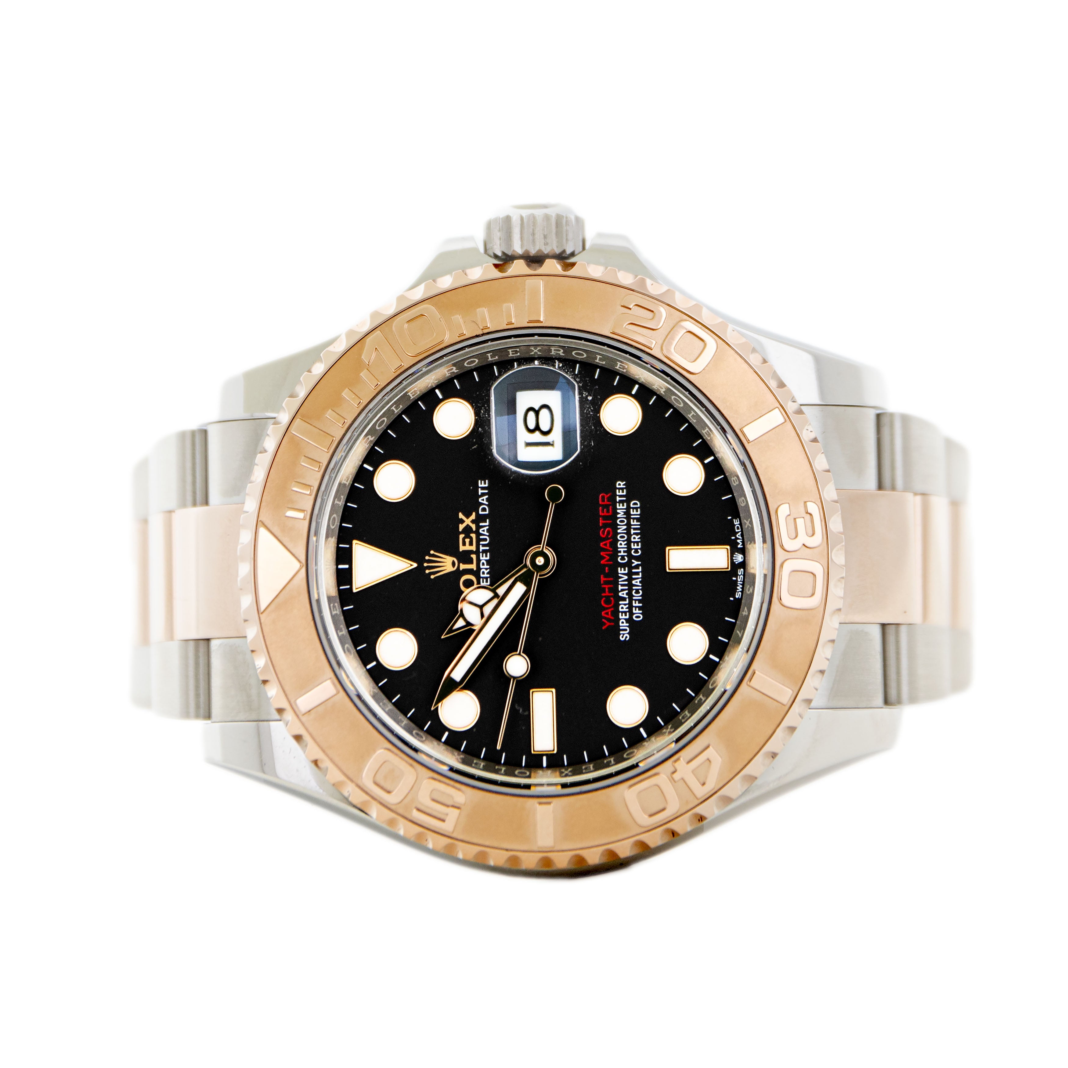 Rolex Yacht-Master 40 Steel & Rose Gold Black Dial 40mm 126621 Full Set