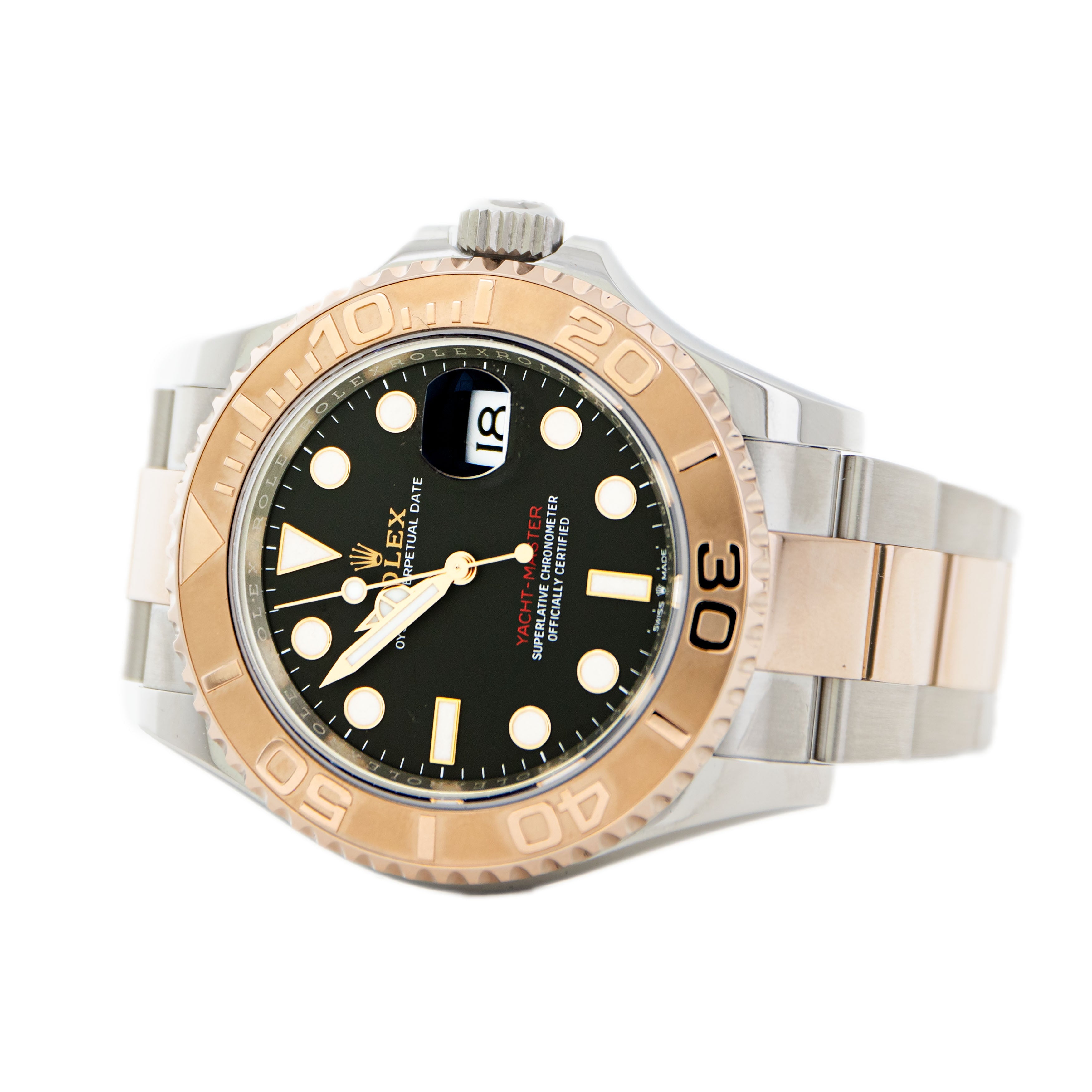 Rolex Yacht-Master 40 Steel & Rose Gold Black Dial 40mm 126621 Full Set