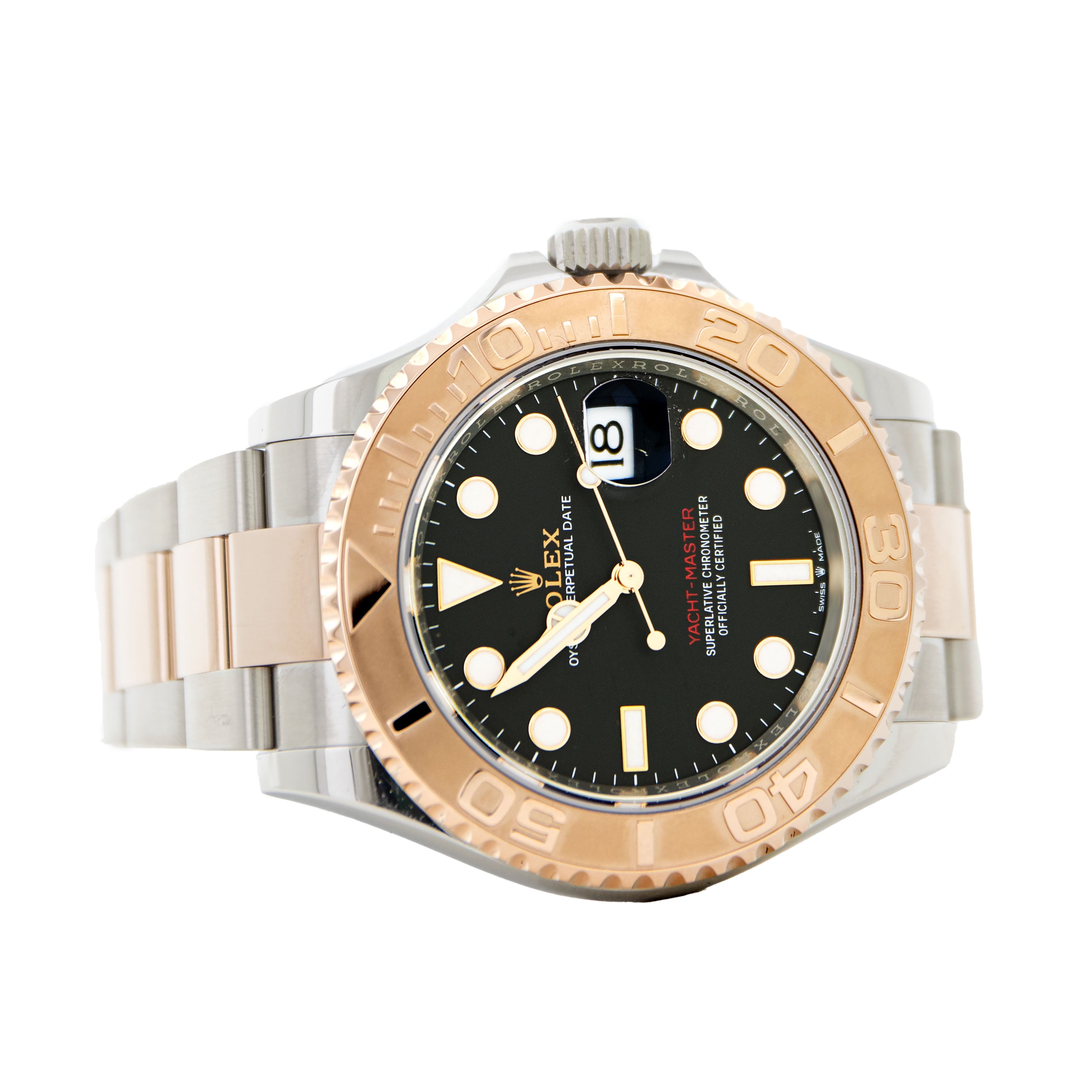 Rolex Yacht-Master 40 Steel & Rose Gold Black Dial 40mm 126621 Full Set