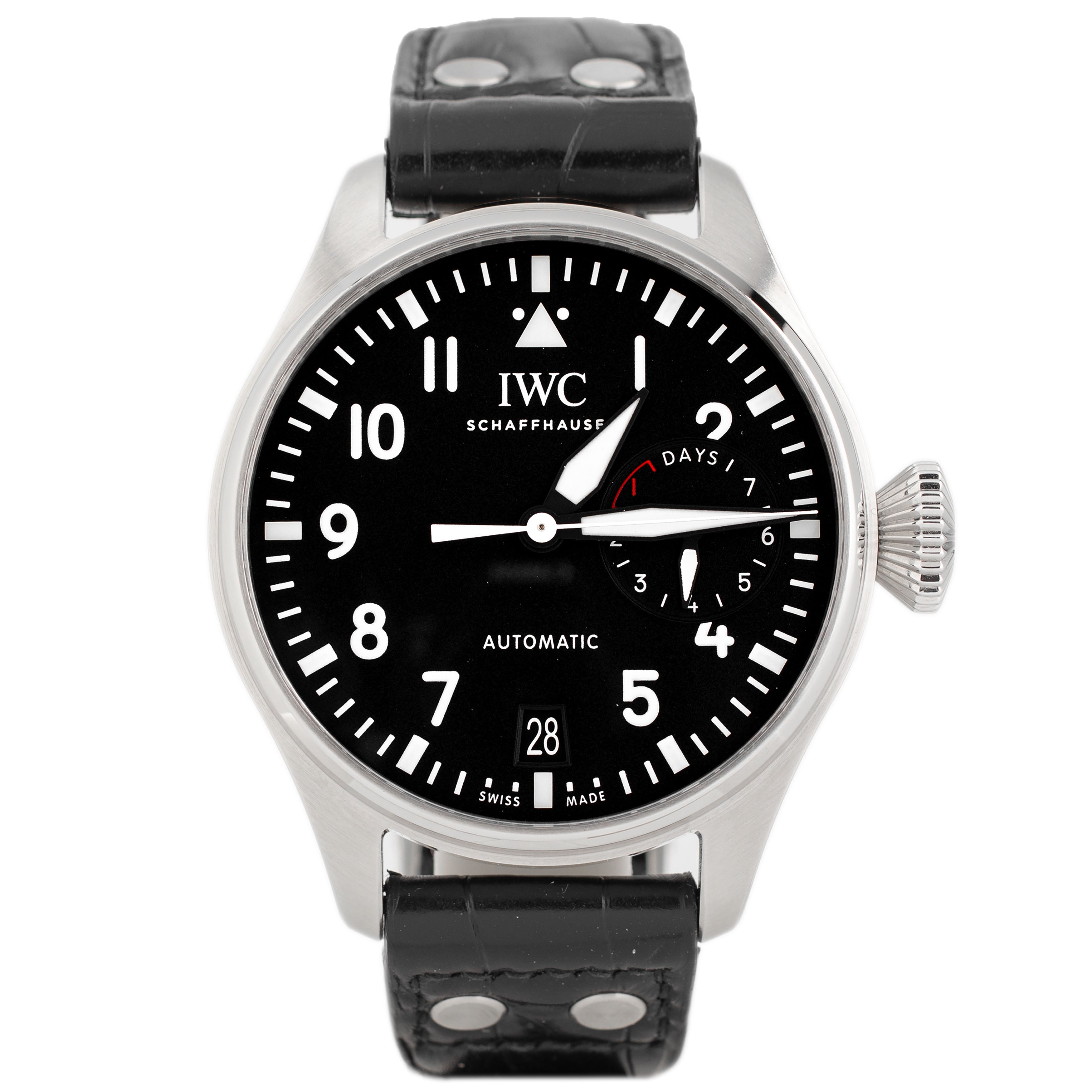 IWC Big Pilot's Watch Stainless Steel Black Dial 46mm IW500912 Full Set